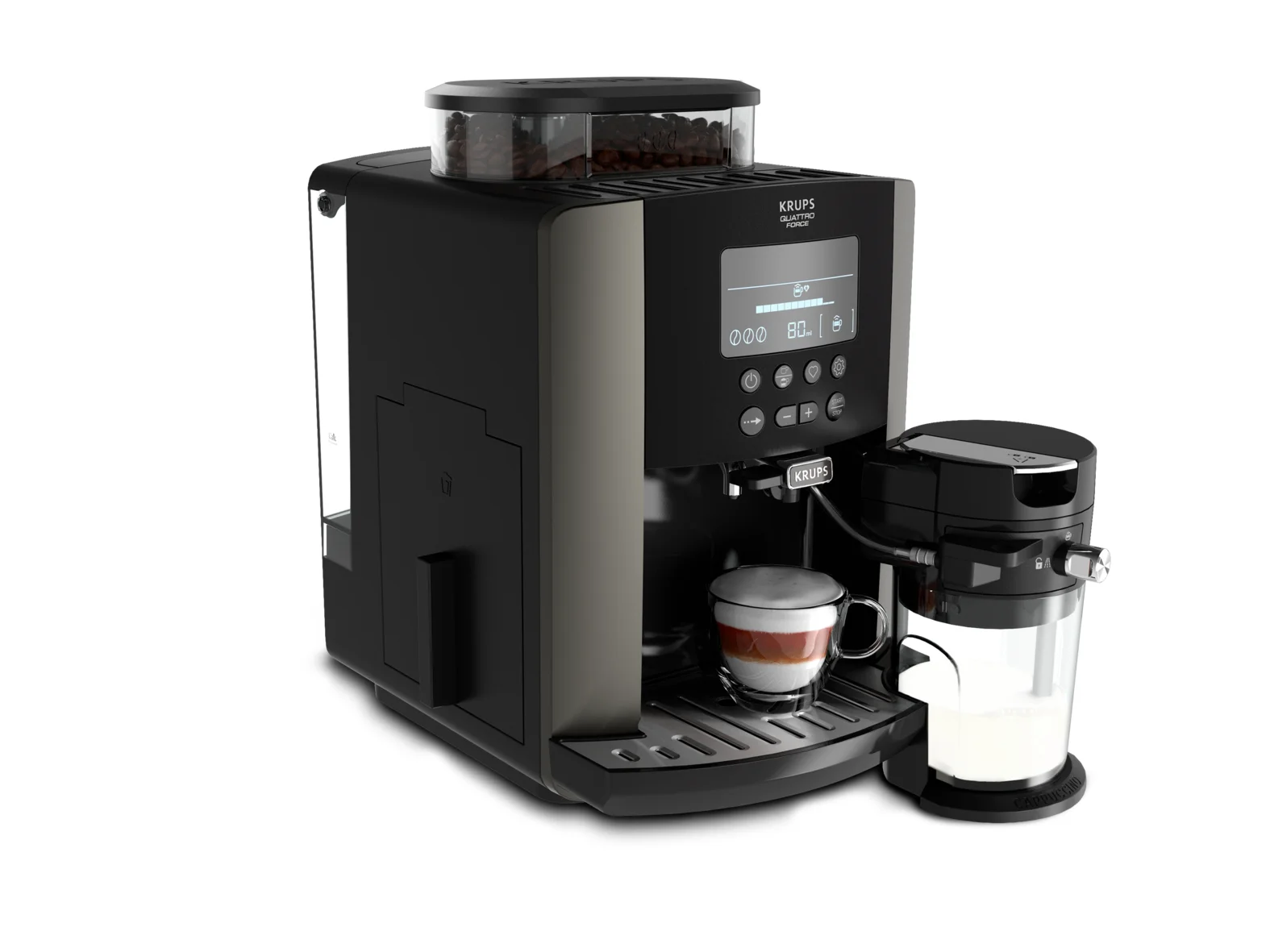 Krups Arabica EA819ECH Kaffeemaschine Vollautomatisch Espressomaschine 1,7 l