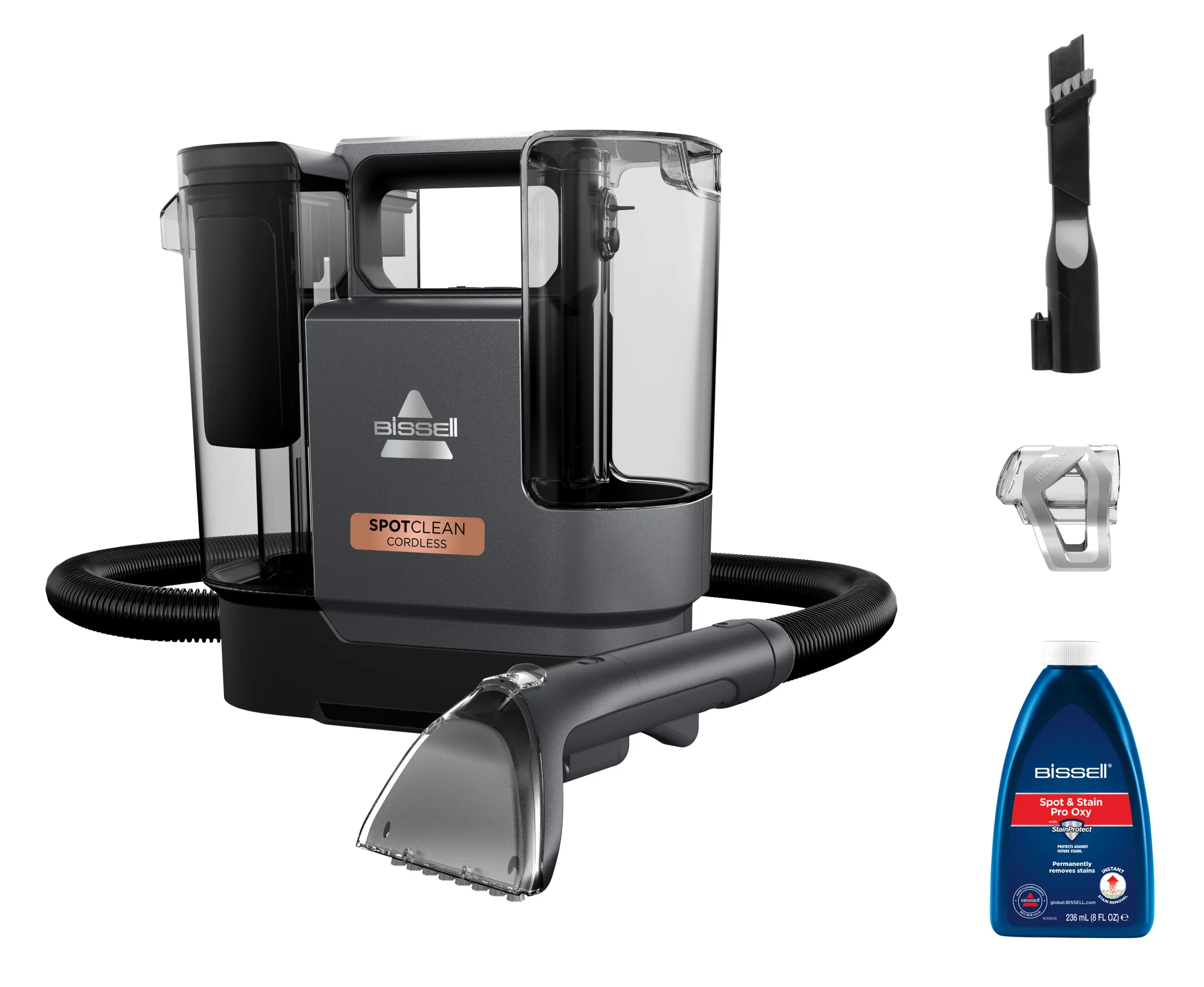 Bissell SpotClean Teppichreinigungsmaschine Handgeführt Tief Schwarz