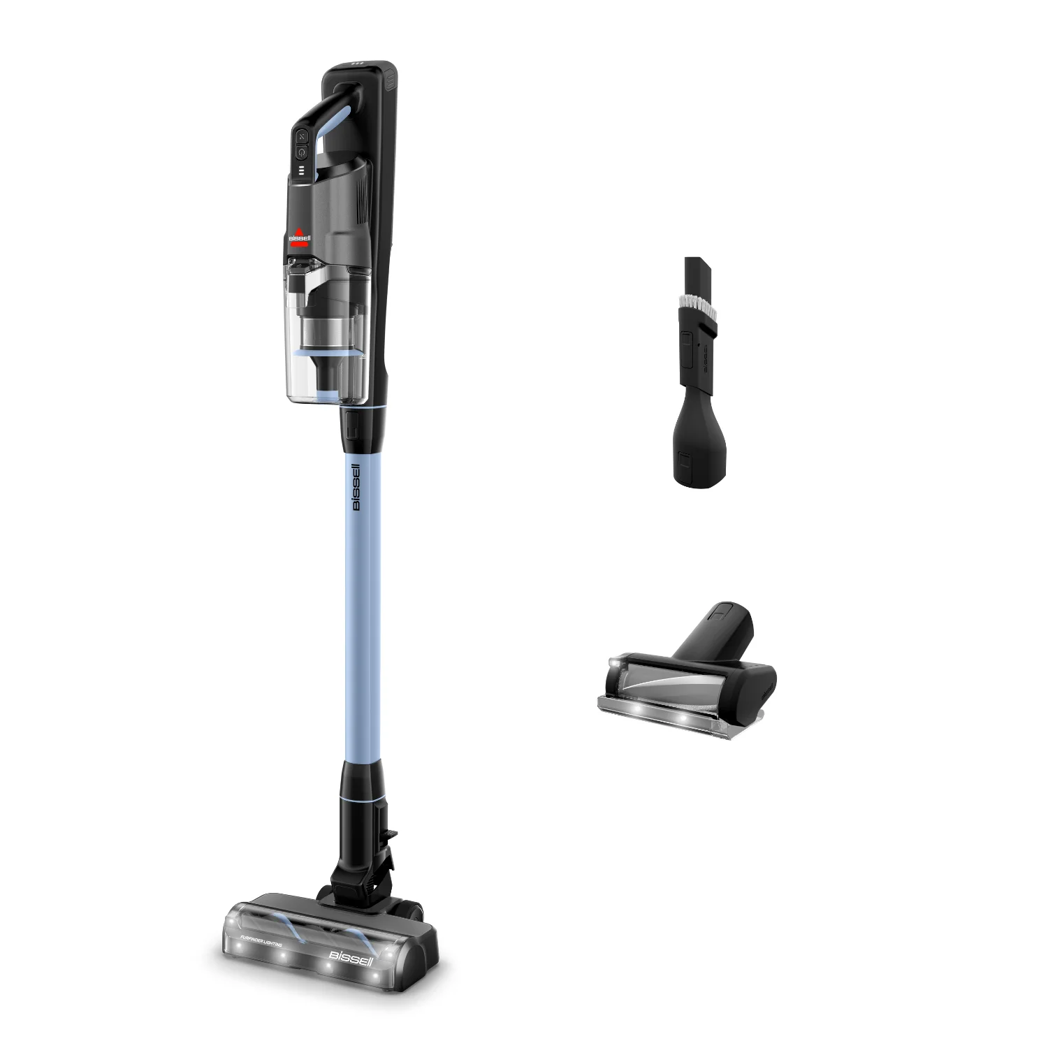 Bissell PowerClean Furfinder Select Akku Trocken HEPA Beutellos 200 W Schwarz, Hellblau