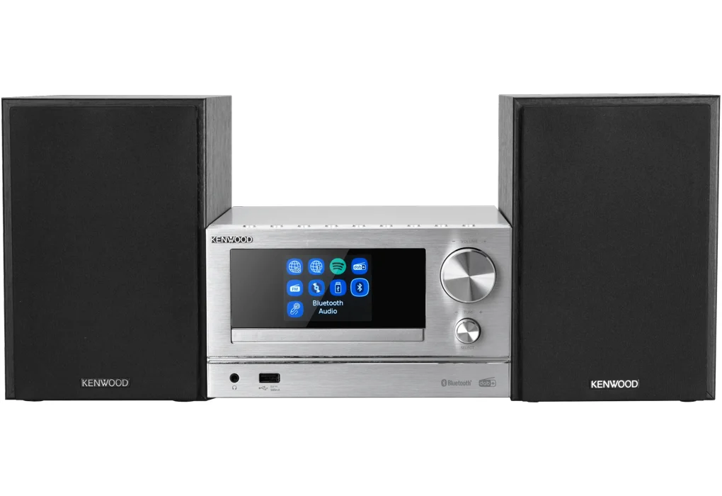 Kenwood M-7000S Home-Audio-Minisystem 30 W Silber