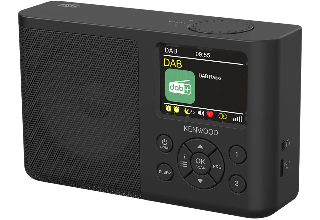 Kenwood CR-M33DAB Tragbar Digital Schwarz