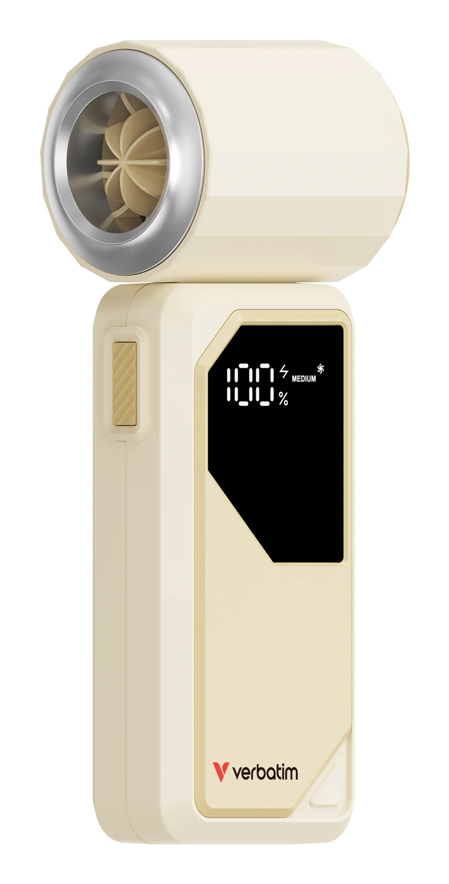 Verbatim Cool 'n' Go AirJet Silber, Weiß Handventilator