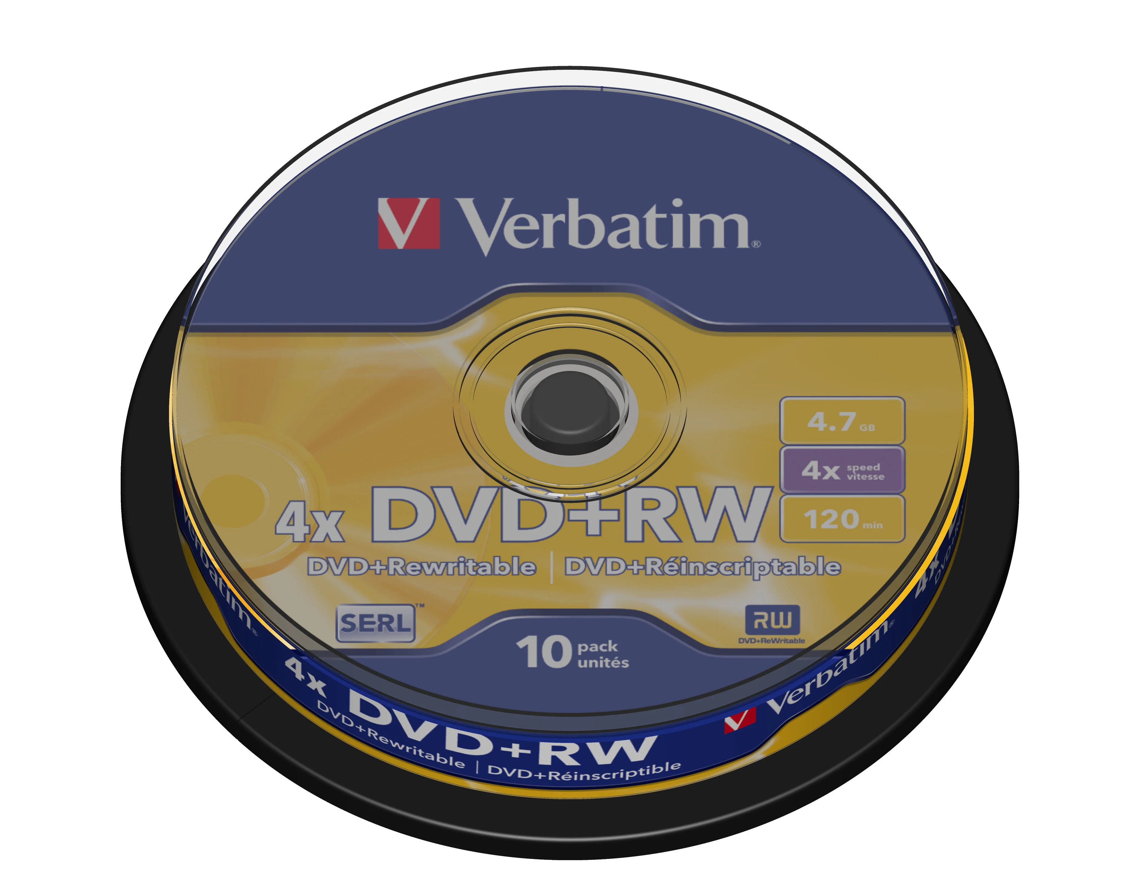 Verbatim DVD+RW Matt Silver 4,7 GB 10 Stück(e)