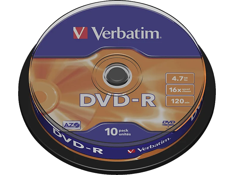 VERBATIM 43523 DVD-R 4,7GB 16X Rohling
