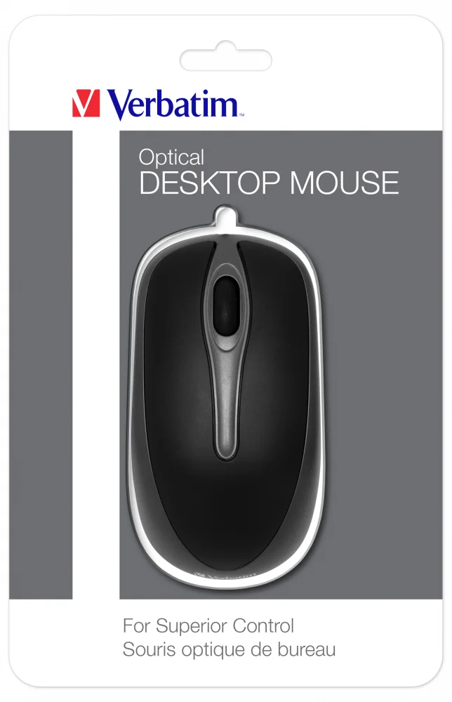 Verbatim 49019 Maus Büro Beidhändig USB Typ-A Optisch 1000 DPI