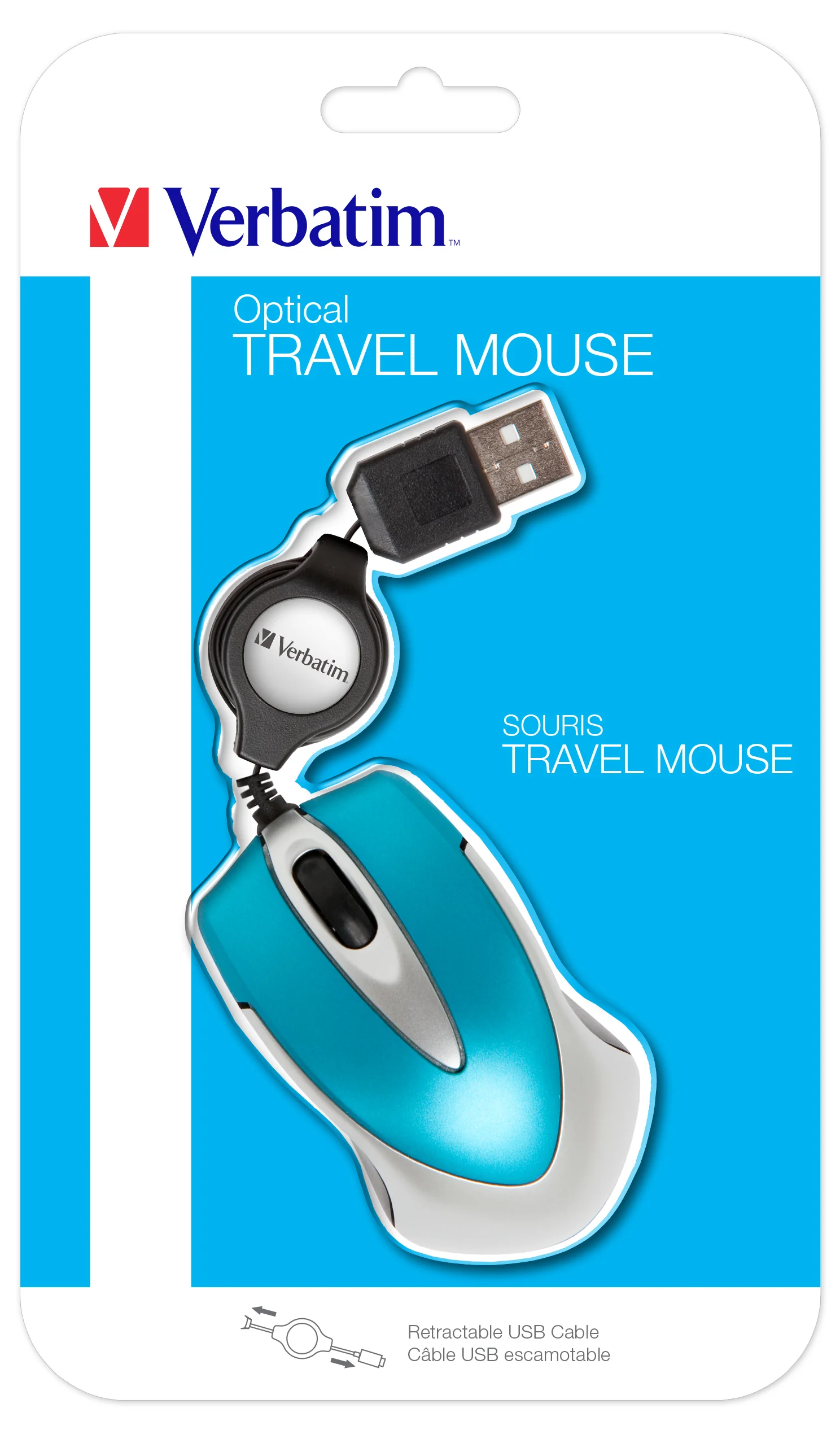 Verbatim Go Mini Maus Büro Beidhändig USB Typ-A Optisch 1000 DPI