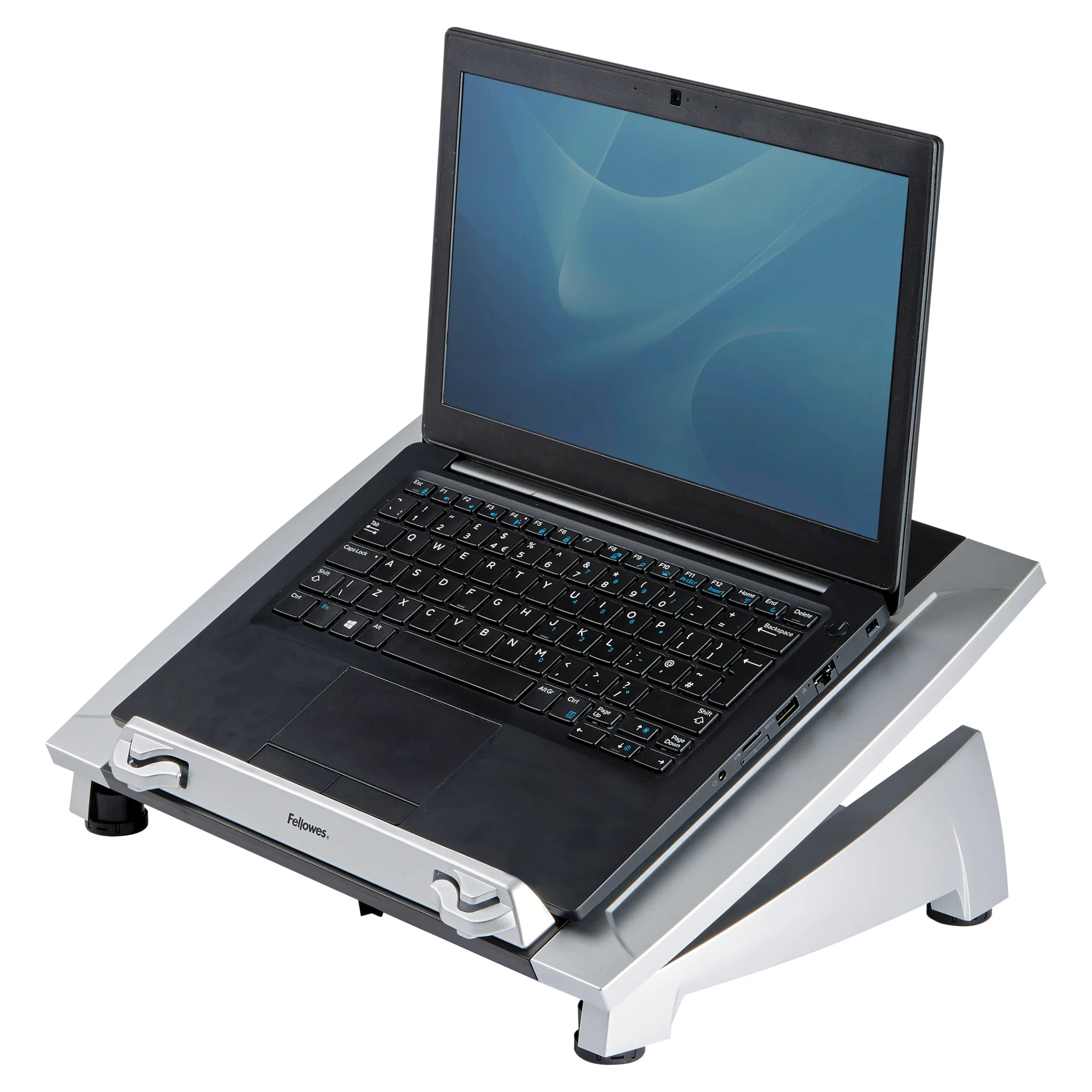 Fellowes 8036701 laptop-ständer Schwarz, Silber 43,2 cm (17")