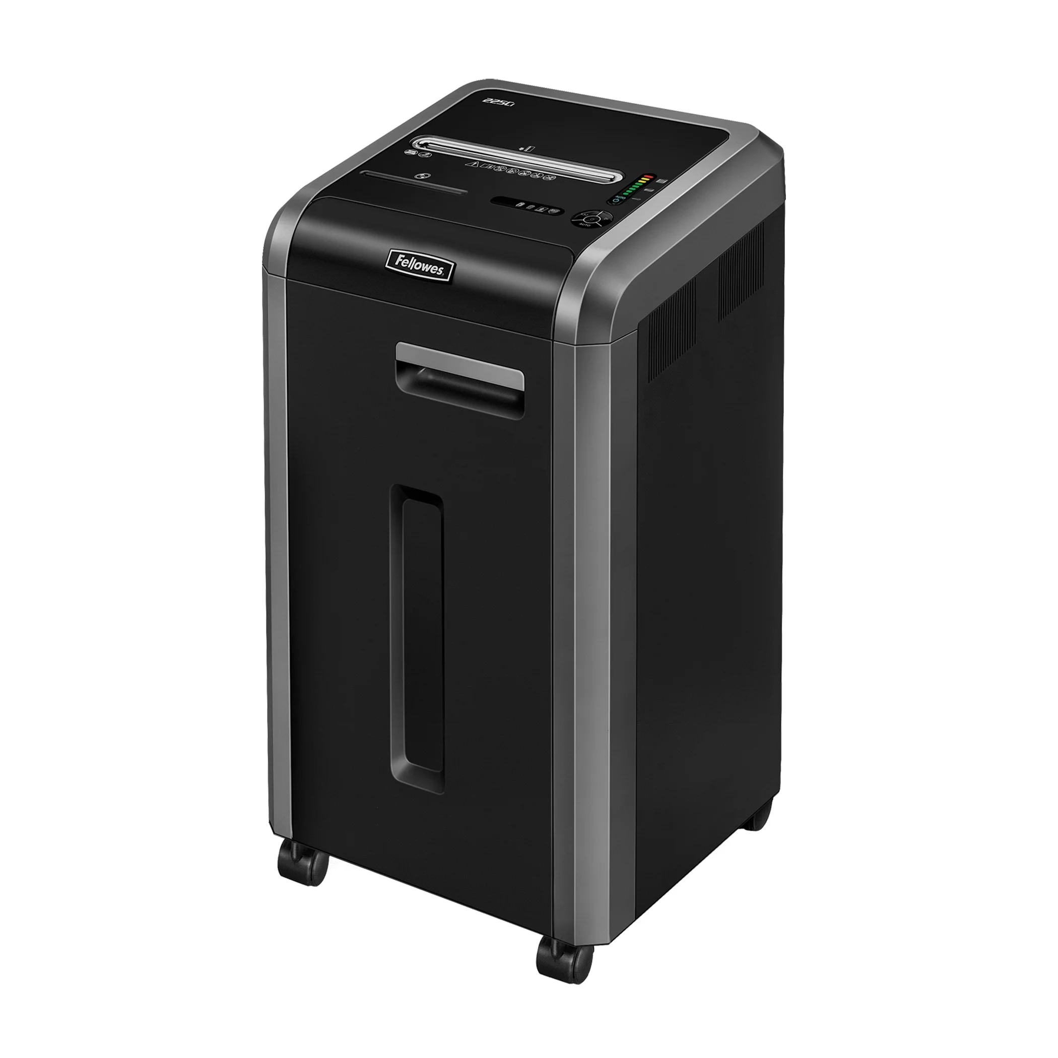 Fellowes 225Ci Aktenvernichter Kreuzschreddern 65 dB 24 cm Schwarz, Silber