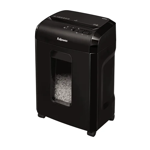 Fellowes Powershred 10M Aktenvernichter Mikrogeschnittene Zerkleinerung Schwarz