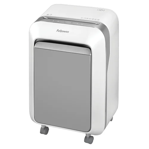 Fellowes LX Series Powershred LX21 Aktenvernichter Mikrogeschnittene Zerkleinerung Grau, Weiß