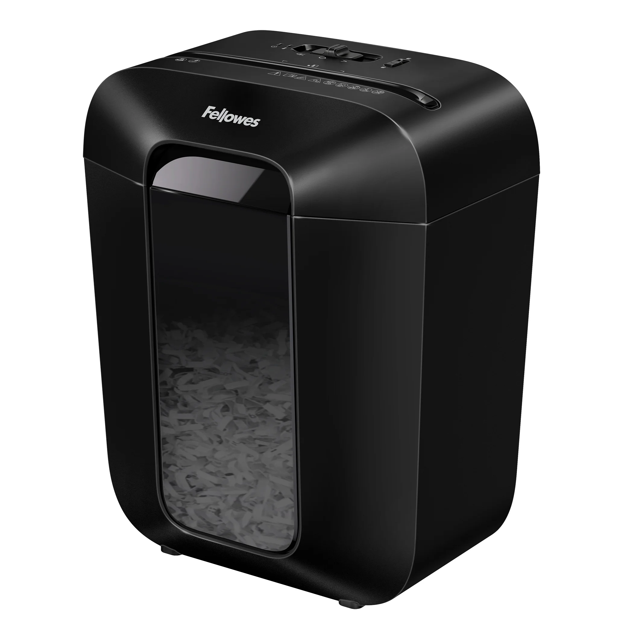 Fellowes Powershred LX45 Aktenvernichter Kreuzschreddern Schwarz