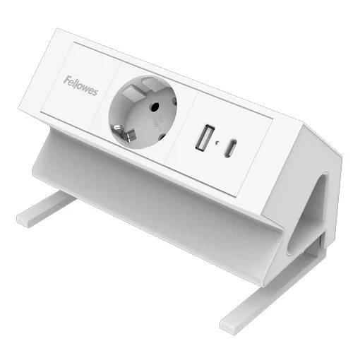 Fellowes 100137173 Verlängerungskabel 2 m 1 AC-Ausgänge Drinnen Weiß
