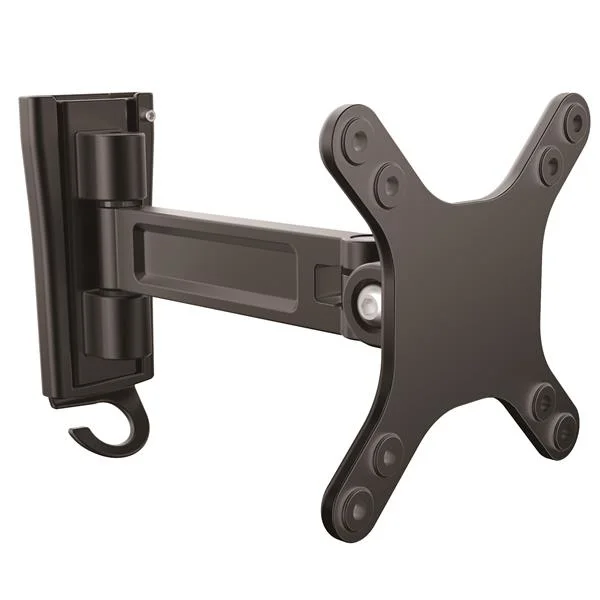 StarTech.com Wand Monitor Halterung - Neig-/Schwenkbar - für VESA-Bildschirme(Flat, UW, Curved) von 13" bis 34" (15kg) - Wand VESA-Monitorarm - Aluminium - Schwarz