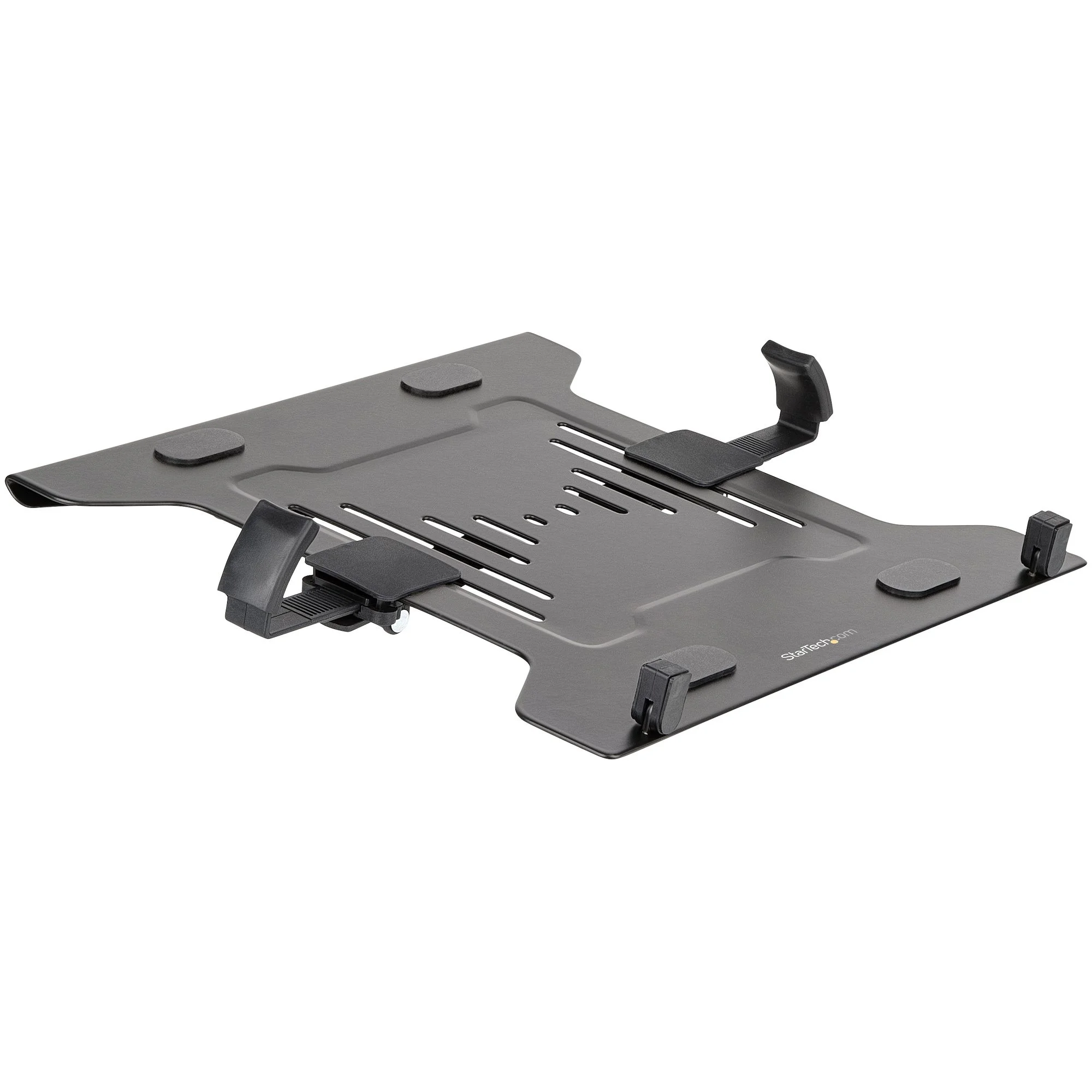 StarTech.com VESA Laptop Halterung - Monitorarm Laptop Ablage/Adapter für Notebooks bis 4.5kg - 75x75 & 100x100 VESA Muster - Laptophalter/Ablagefach für Monitor- Ärme/Halterungen - Monitorarm laptoperhöhung