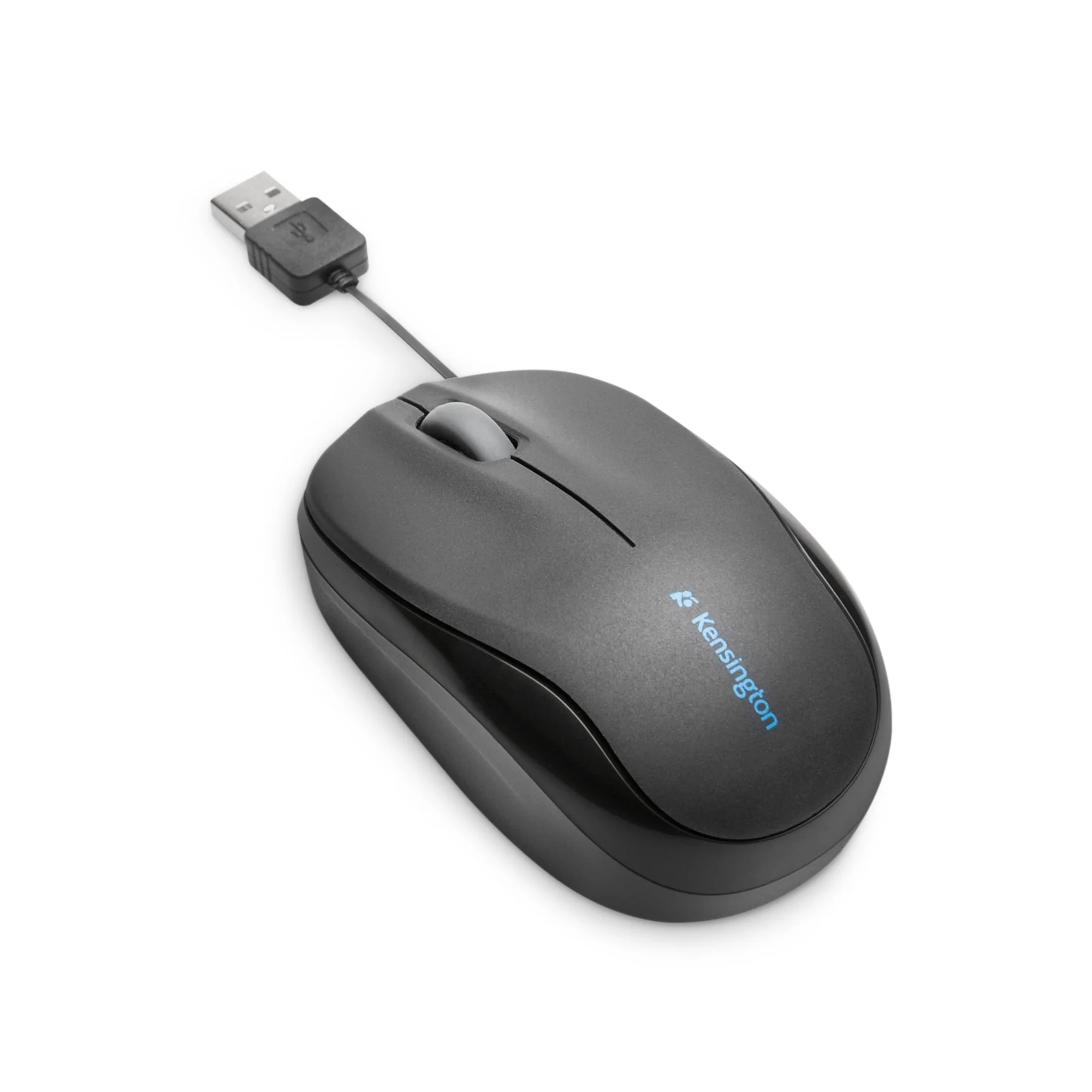 Kensington Pro Fit Mobil-Maus, einziehbares Kabel