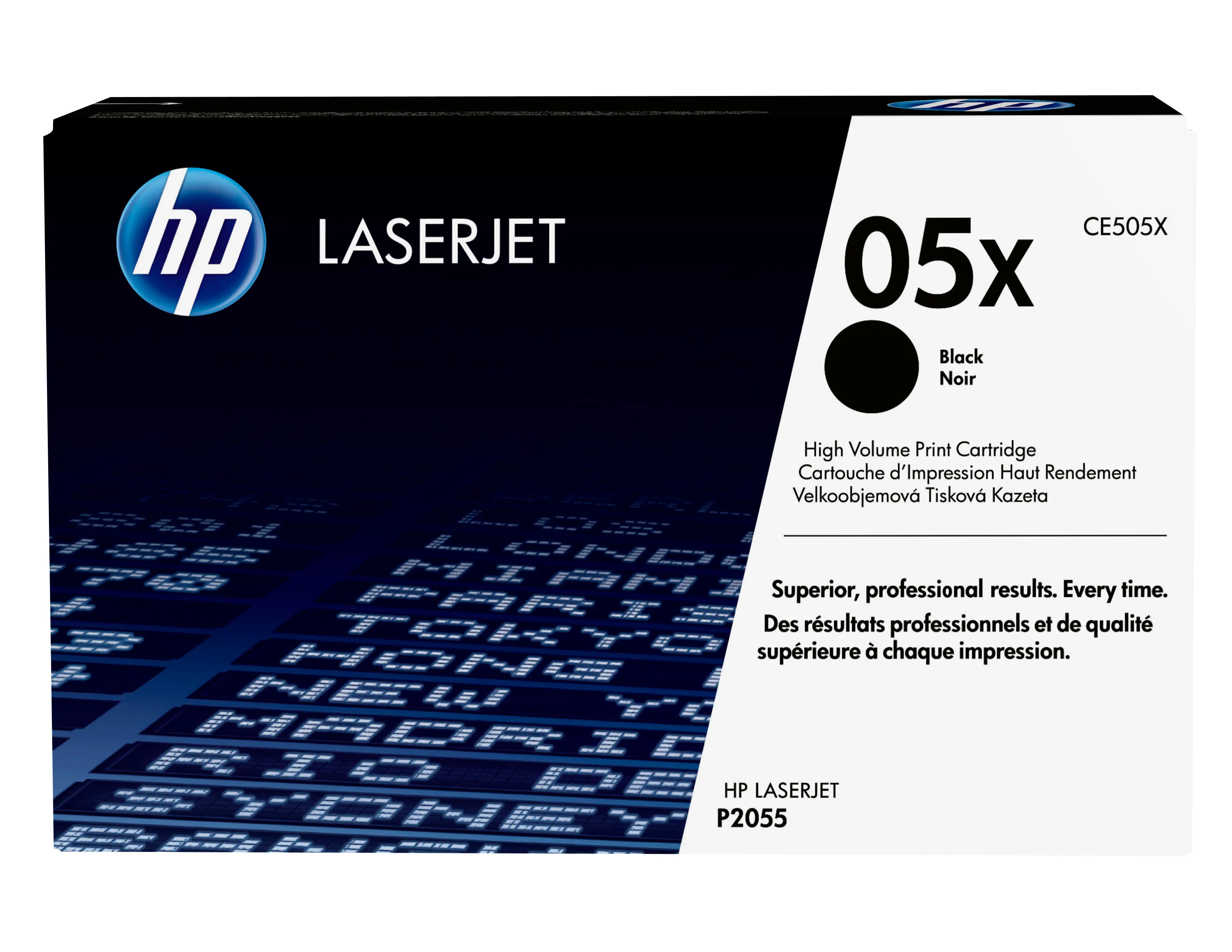 HP 05X Schwarz Original LaserJet Tonerkartusche mit hoher Reichweite