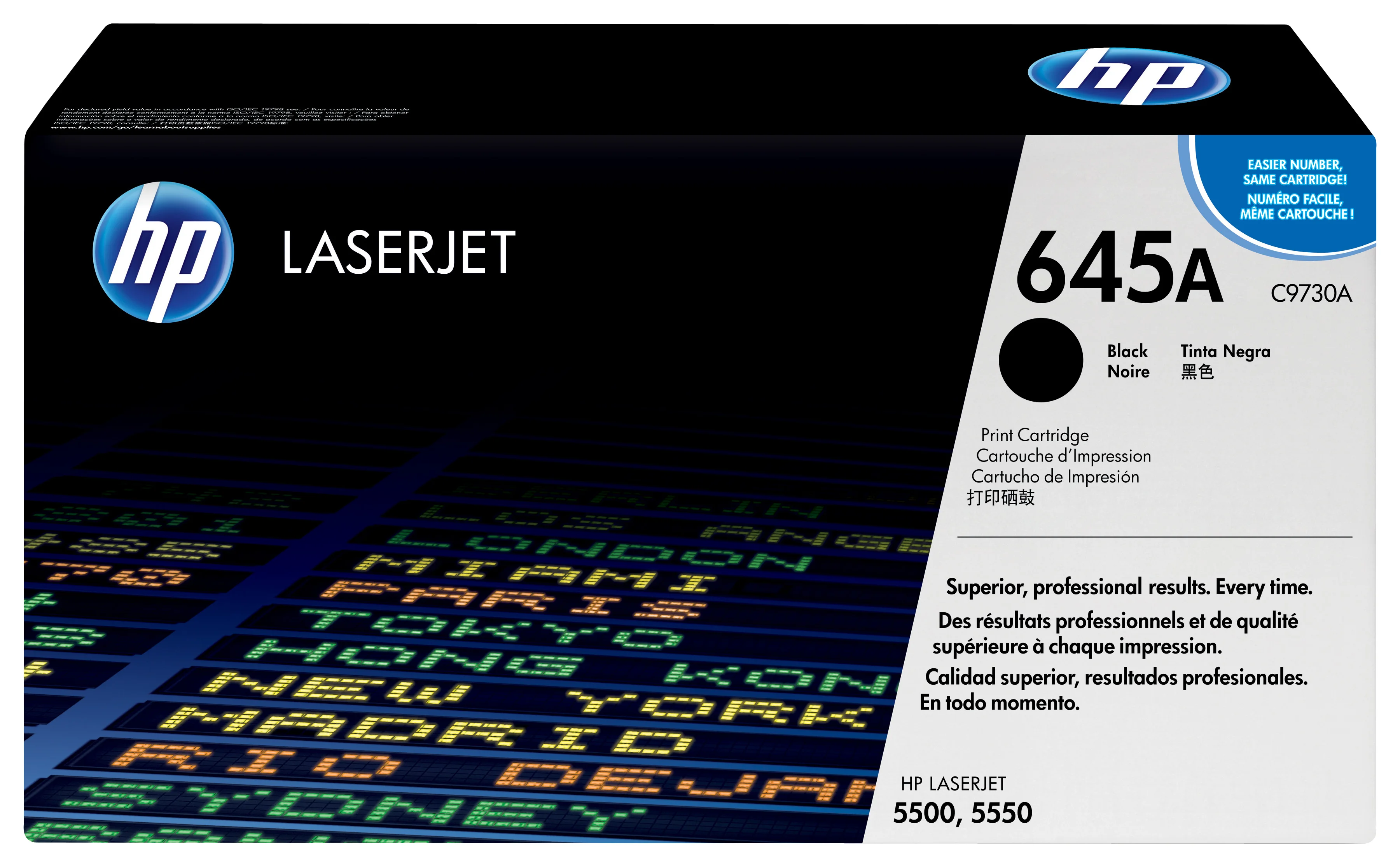 HP 645A Schwarz Original LaserJet Tonerkartusche
