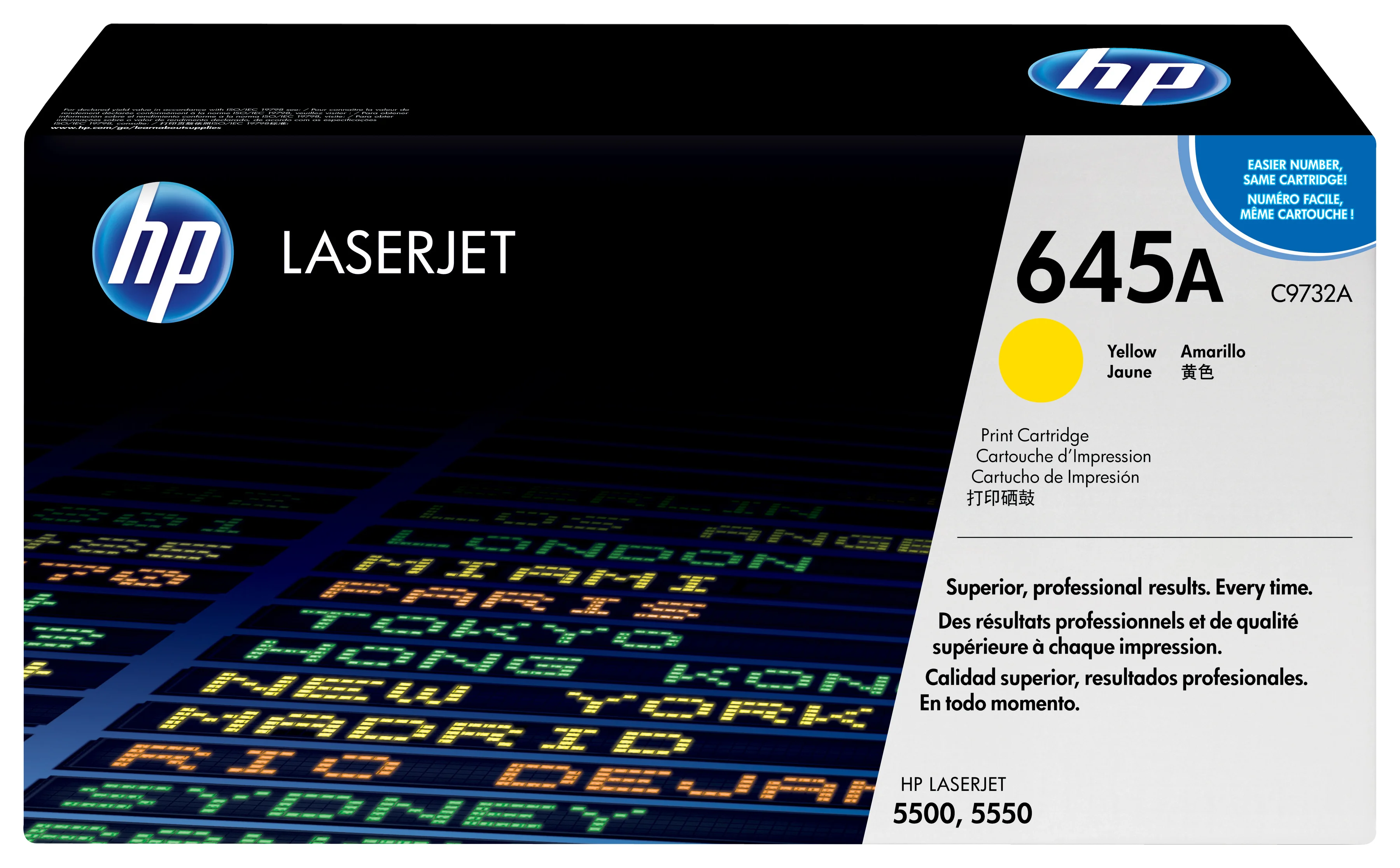 HP 645A Gelb Original LaserJet Tonerkartusche