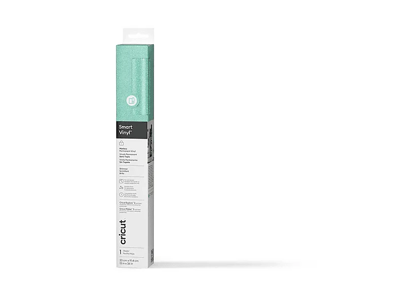CRICUT Smart Vinyl, ohne Schneidematte (91.4 cm), Minze, Vinylfolie