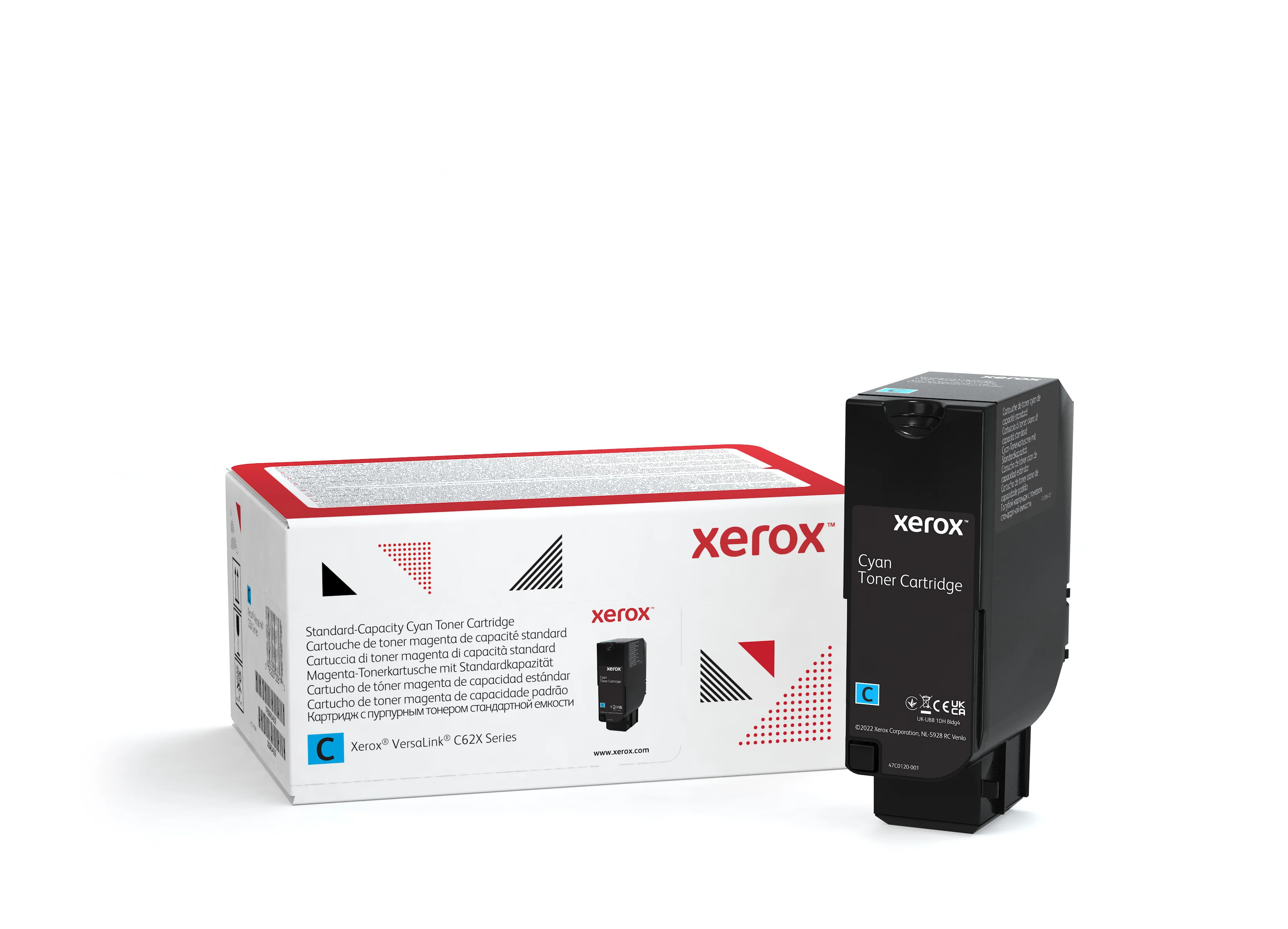 Xerox ® VersaLink® C620-Farbdrucker/C625 Farb-Multifunktionsdrucker Standardkapazität-Tonermodul Cyan (6000 Seiten) - 006R04617