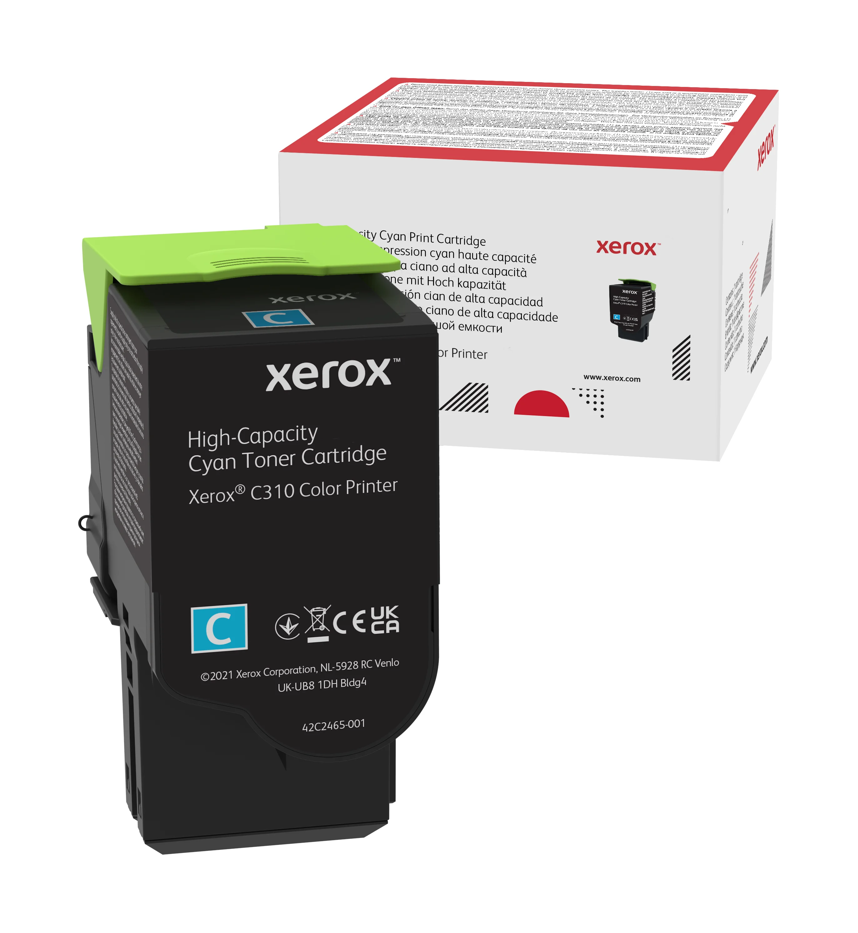 Xerox ® C310 Farbdrucker/C315 Farb-Multifunktionsdrucker Hohe Kapazität-Tonermodul Cyan (5500 Seiten) - 006R04365