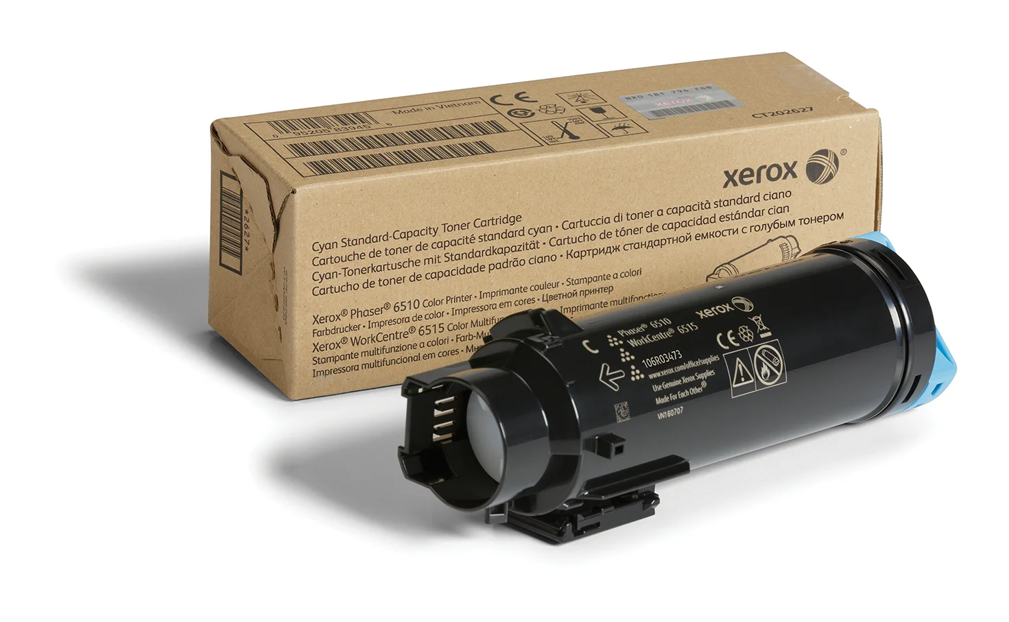 Xerox Phaser® 6510, WorkCentre® 6515 Standardkapazität-Tonermodul Cyan (1000 Seiten) - 106R03473