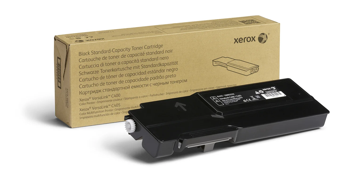 Xerox ® VersaLink® C400 Farbdrucker/C405 Farb-Multifunktionsdrucker Standardkapazität-Tonermodul Schwarz (2500 Seiten) - 106R03500