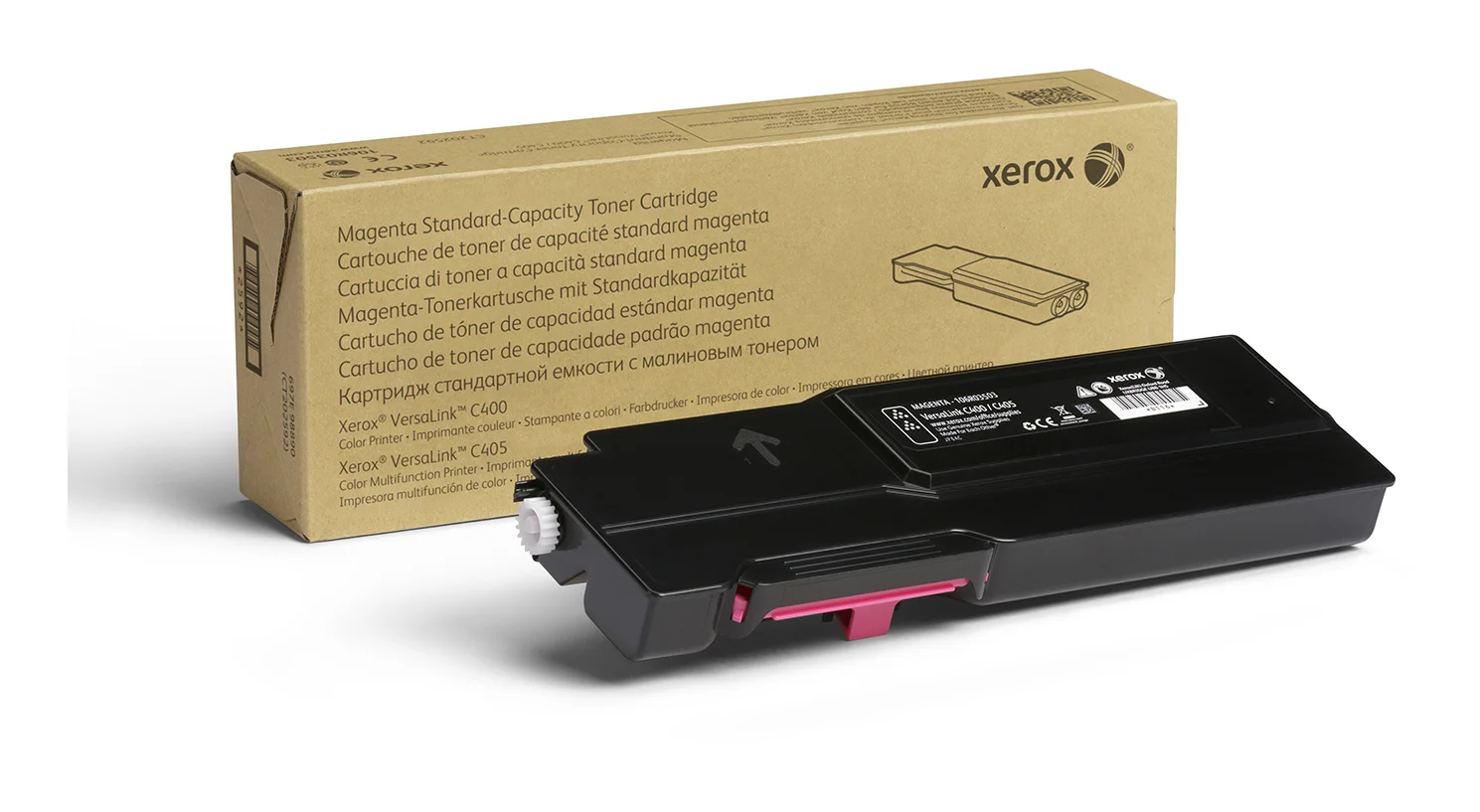 Xerox ® VersaLink® C400 Farbdrucker/C405 Farb-Multifunktionsdrucker Standardkapazität-Tonermodul Magenta (2500 Seiten) - 106R03503
