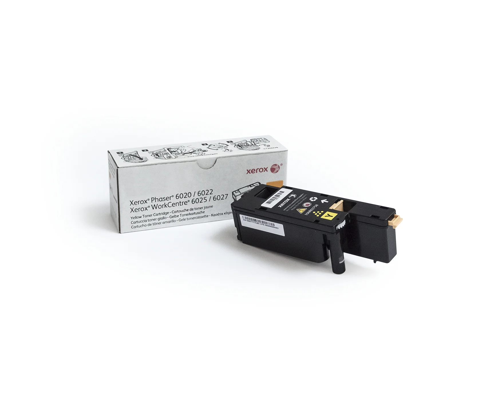 Xerox Phaser® 6020/6022, WorkCentre® 6025/6027 Standardkapazität-Tonermodul Gelb (1000 Seiten) - 106R02758