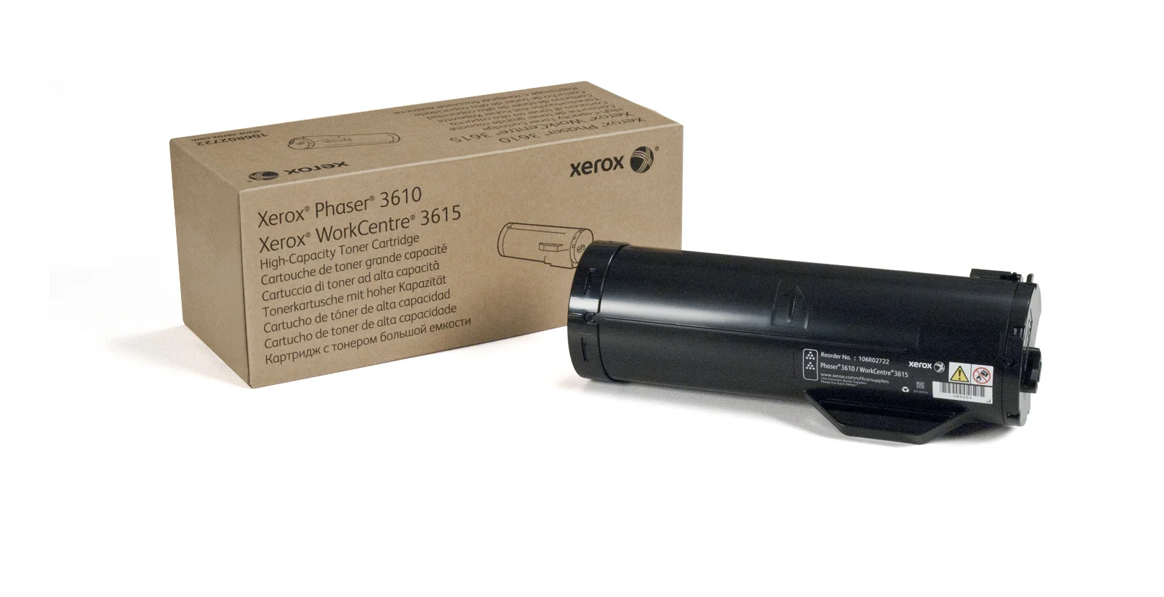 Xerox Phaser® 3610, WorkCentre® 3615 Hohe Kapazität-Tonermodul Schwarz (14000 Seiten) - 106R02722