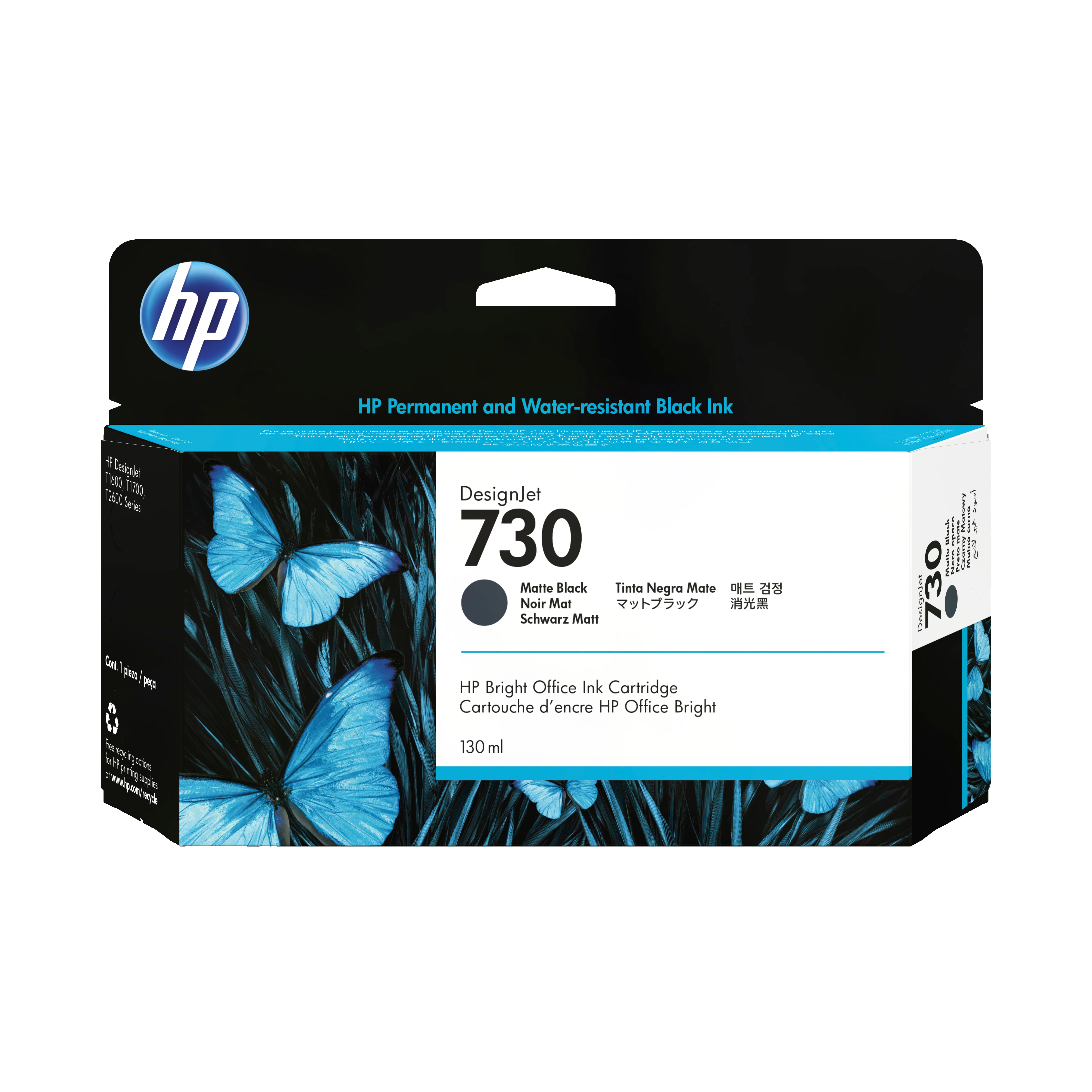 HP 730 DesignJet Druckerpatrone Mattschwarz 130 ml