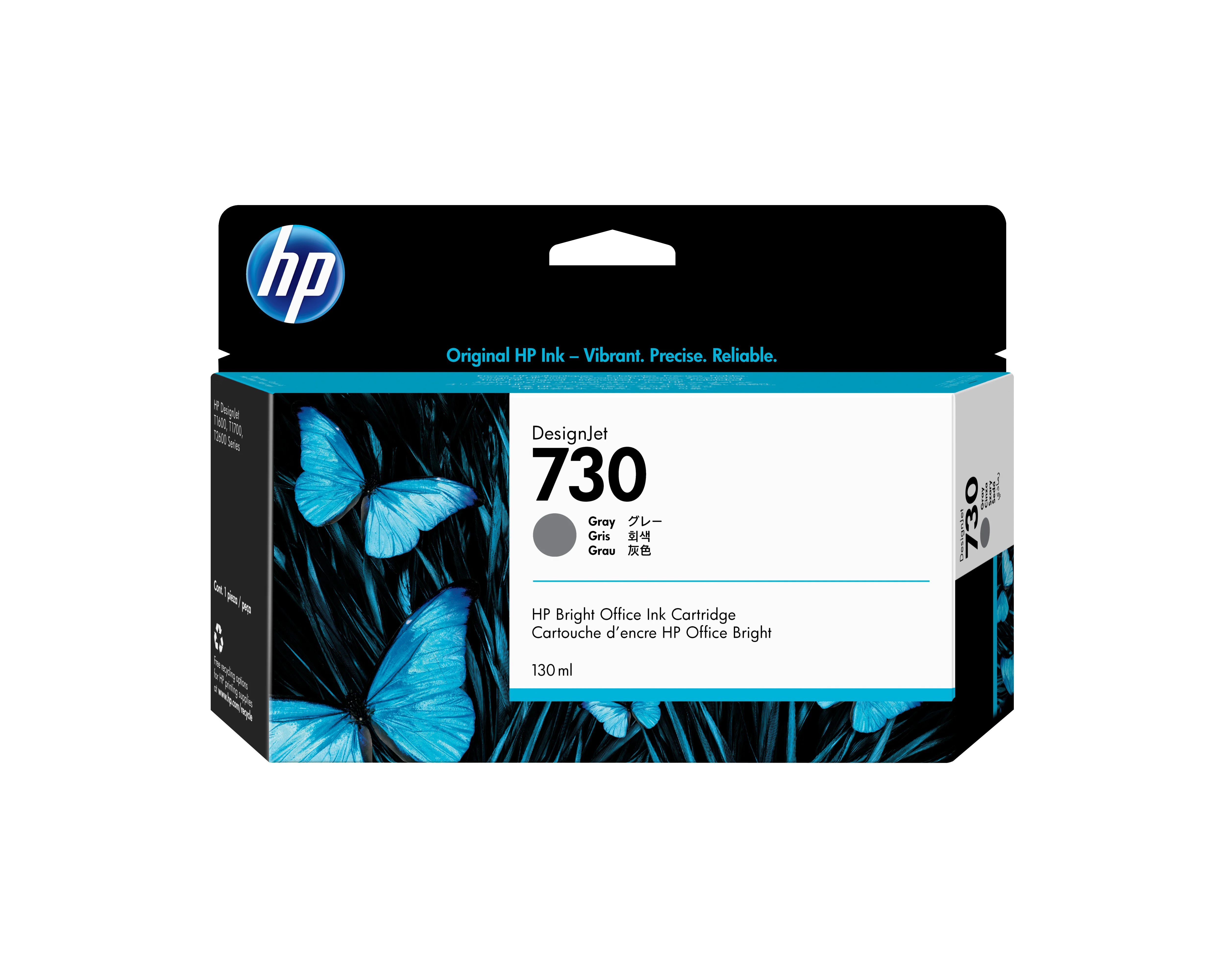 HP 730 DesignJet Druckerpatrone Grau 130 ml