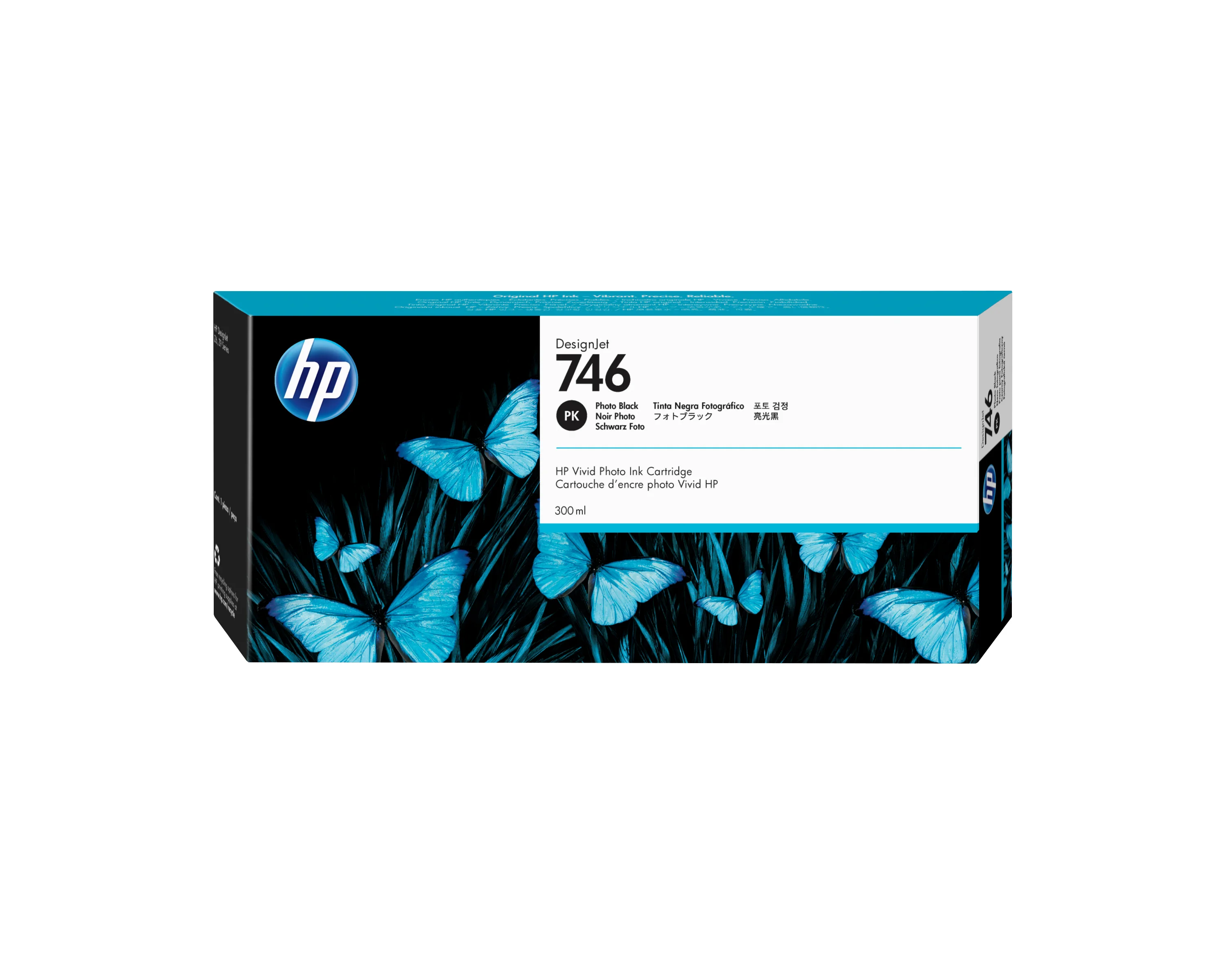 HP 746 Fotoschwarz DesignJet Tintenpatrone, 300 ml