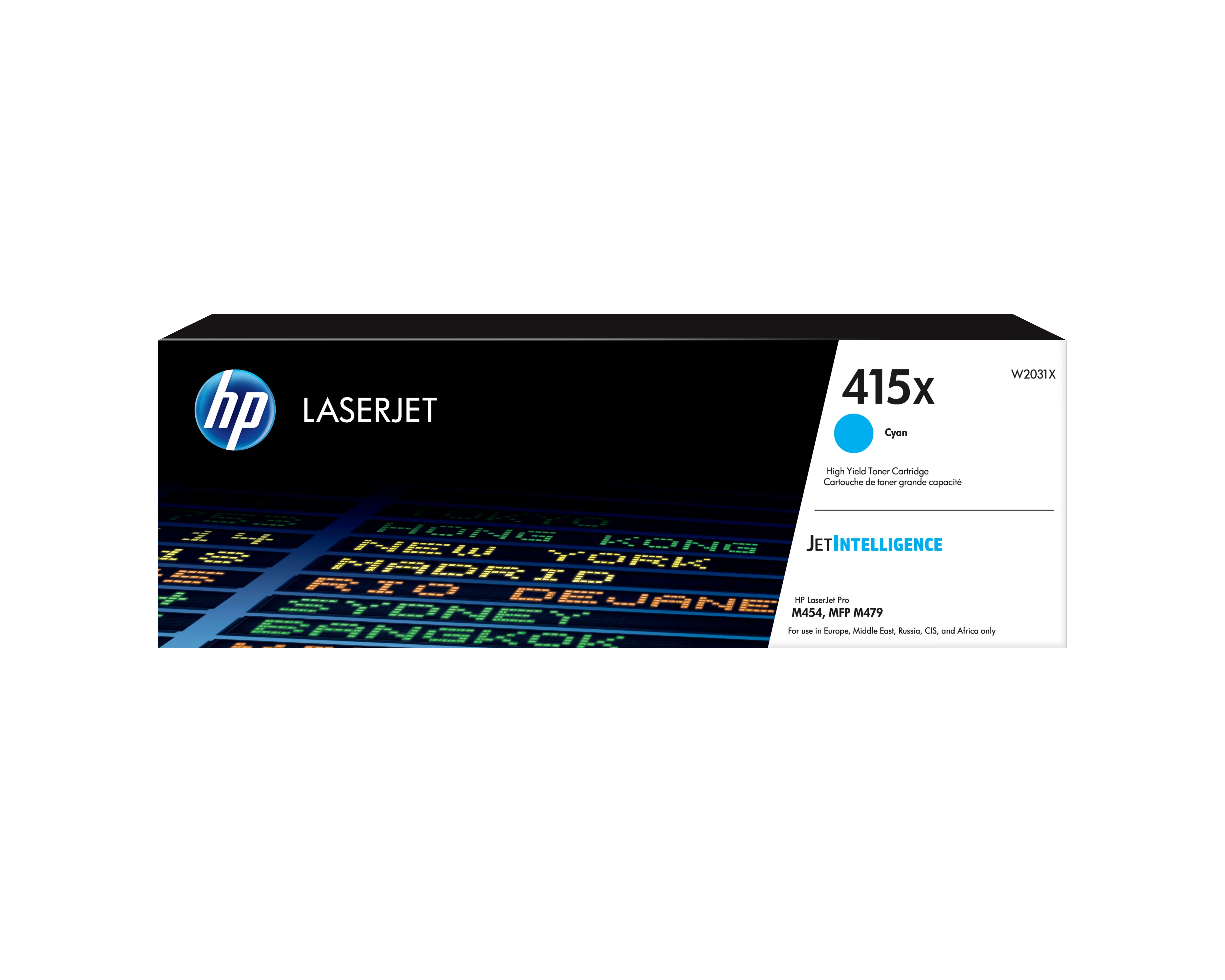 HP 415X Cyan Original LaserJet Tonerkartusche mit hoher Reichweite