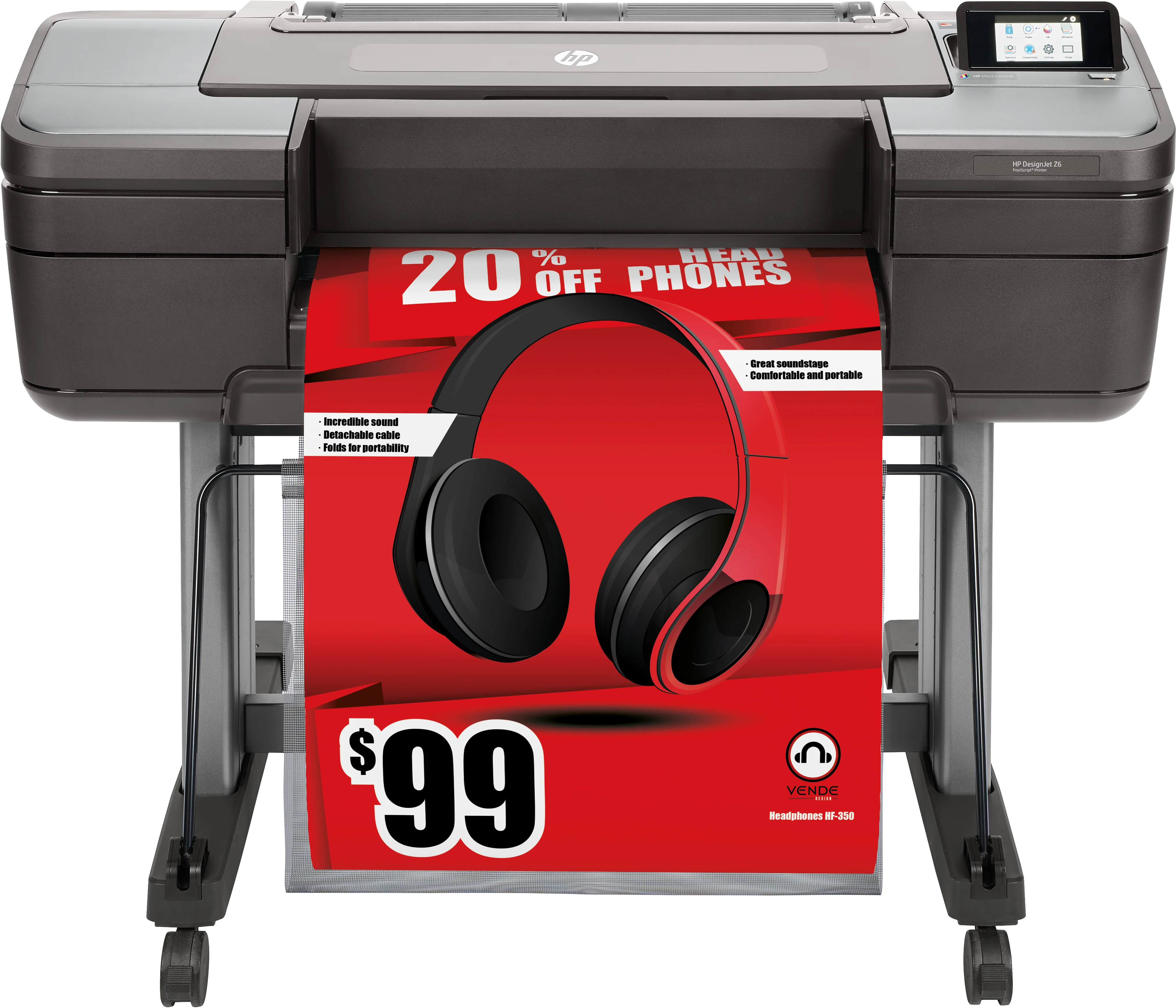 HP Designjet Z6 24 Zoll PostScript®-Drucker
