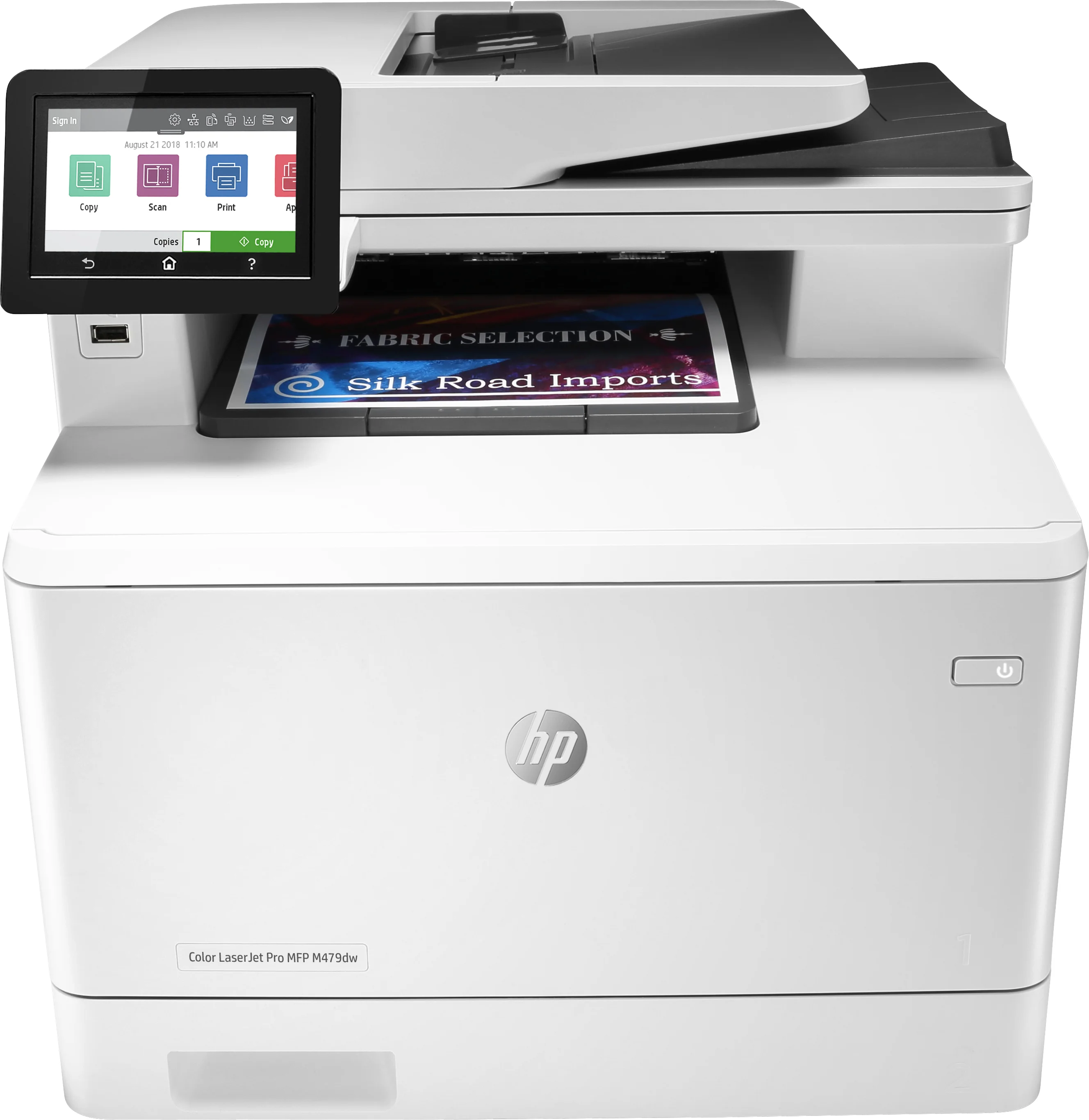 HP Color LaserJet Pro MFP M479dw, Farbe, Drucker für Drucken, Kopieren, Scannen, Mailen, Beidseitiger Druck; Scannen an E-Mail/PDF; Automatische Dokumentenzuführung (50 Blatt)