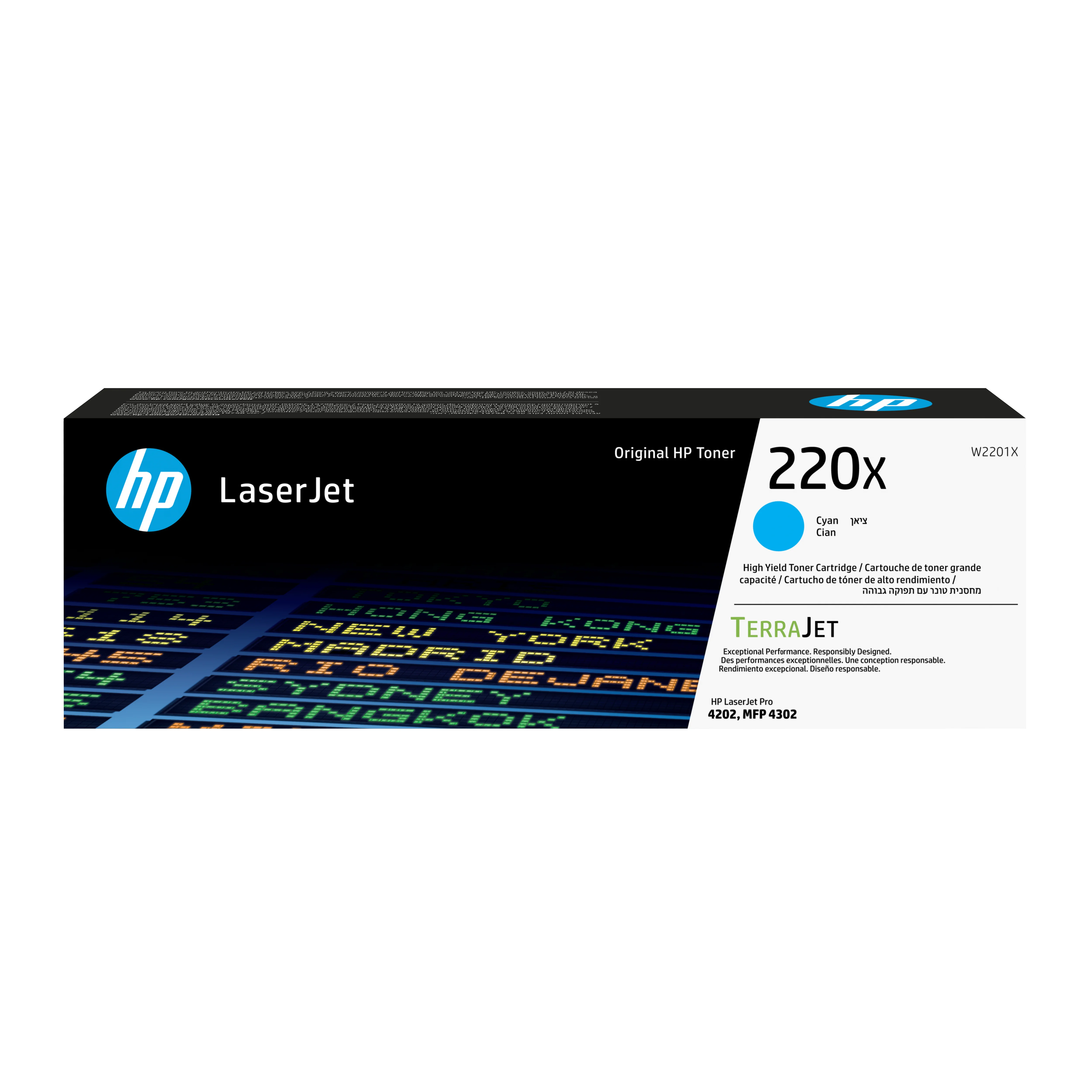 HP 220X Cyan Original LaserJet-Tonerkartusche