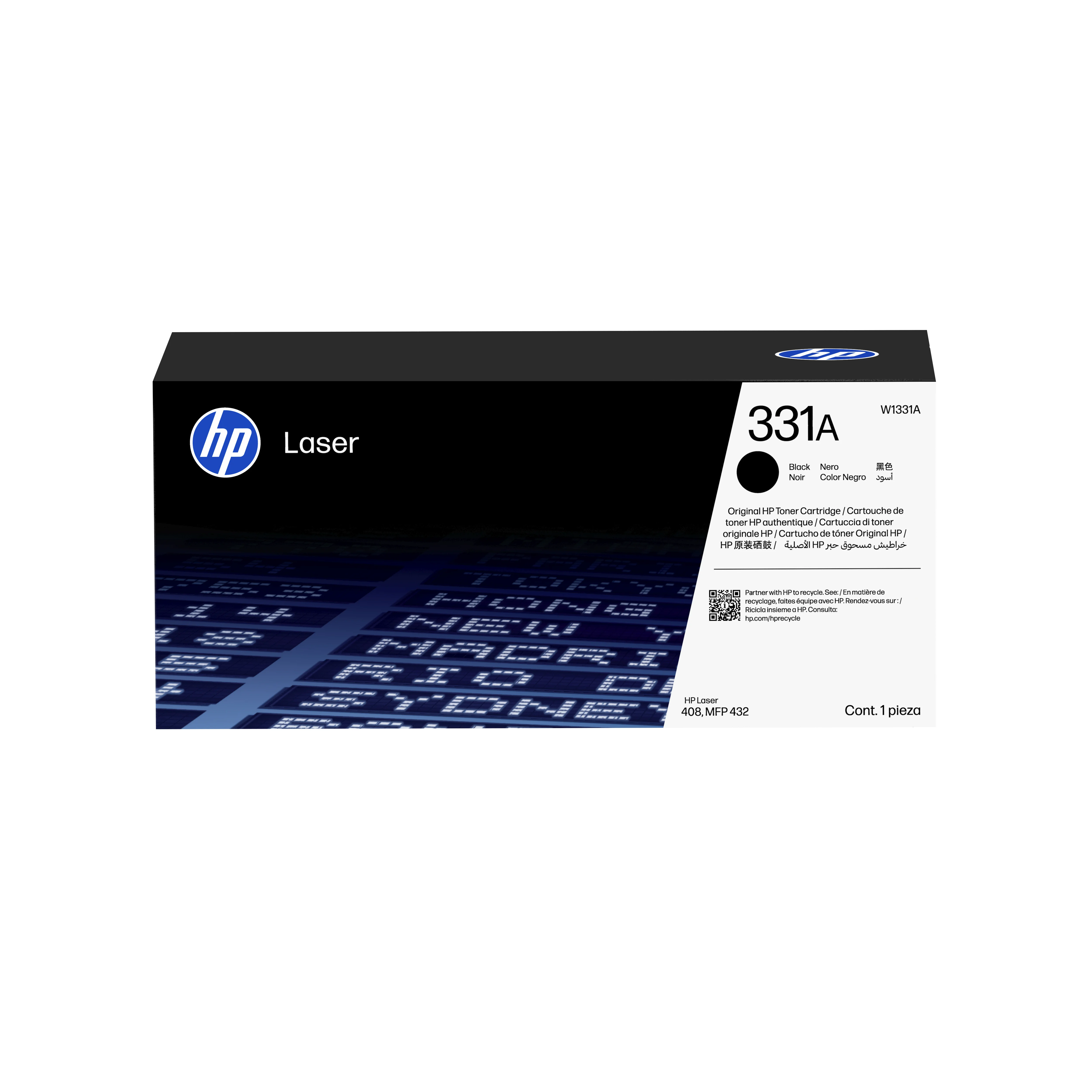 HP 331A Schwarz Original Laser Tonerkartusche