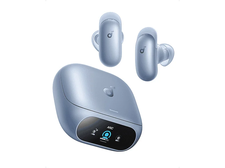SOUNDCORE BY ANKER Liberty 5 Pro TWS, Anrufqualität 10 Mikros, Noise Cancelling, ANC 4.0, Hi-Res, In-ear Kopfhörer Bluetooth Blue