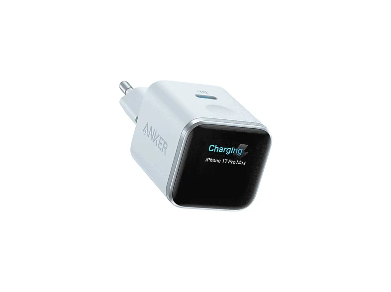 ANKER Nano 45 (Smart Display Charger) Ladegerät Apple, Samsung, Lenovo, HP, Google, Dell W, Nebelgrau