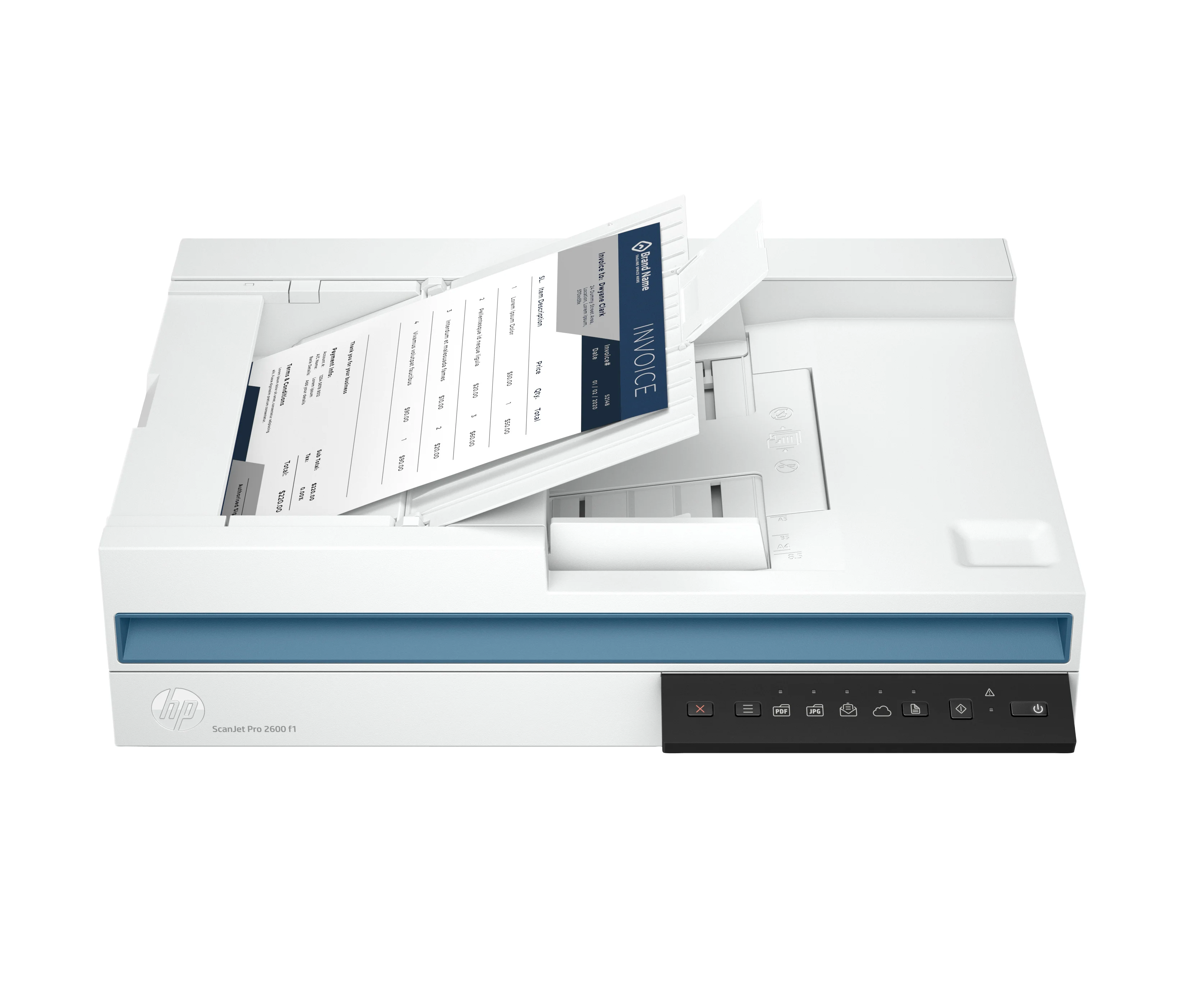 HP ScanJet Pro 2600 f1 Flachbettscanner 1200 x 1200 DPI A4 Weiß