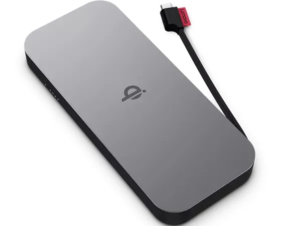 Lenovo 40ALLG1WWW Powerbank Lithium-Ion (Li-Ion) 10000 mAh Kabelloses Aufladen Schwarz