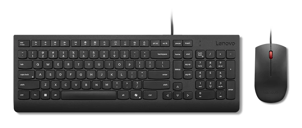 Lenovo 4X31R64414 Tastatur Maus enthalten Universal USB Deutsch Schwarz