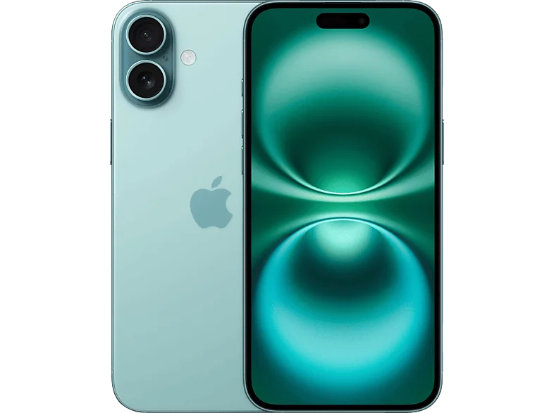 APPLE iPhone 16 Plus 5G 128 GB Blaugrün Dual SIM
