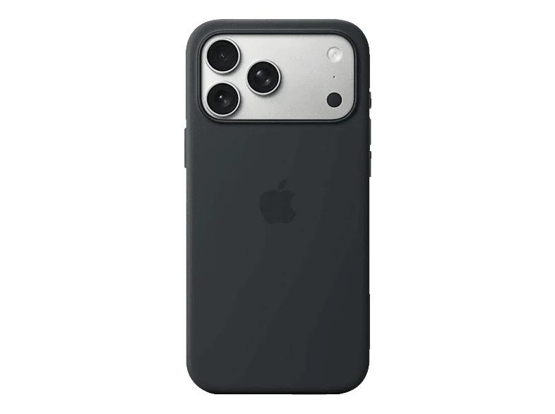 APPLE Silikon Case mit MagSafe, Backcover, Apple, iPhone 17 Pro Max, Schwarz