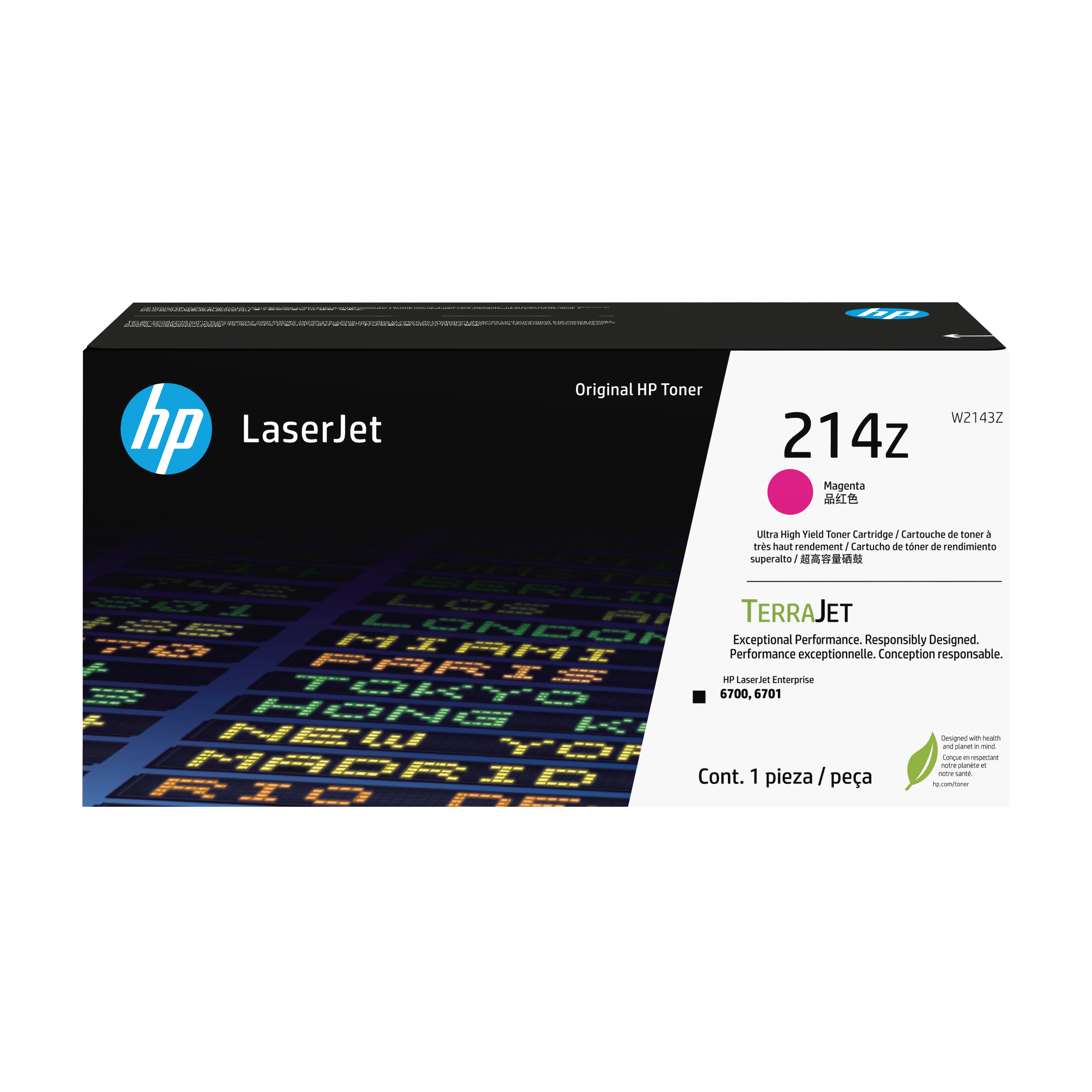 HP 214Z Magenta Original LaserJet Tonerkartusche mit superhoher Reichweite