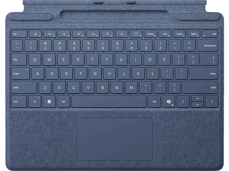 MICROSOFT Surface Pro Keyboard mit Stiftaufbewahrung Tastatur Saphirblau