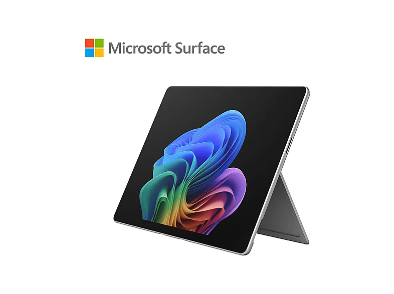 MICROSOFT Surface Pro, 13 Zoll LCD, Snapdragon® X2 Plus (10 Kerne), 16GB RAM, 512GB SSD, Platin, Windows 11 Home, neuestes Modell (12. Edition)