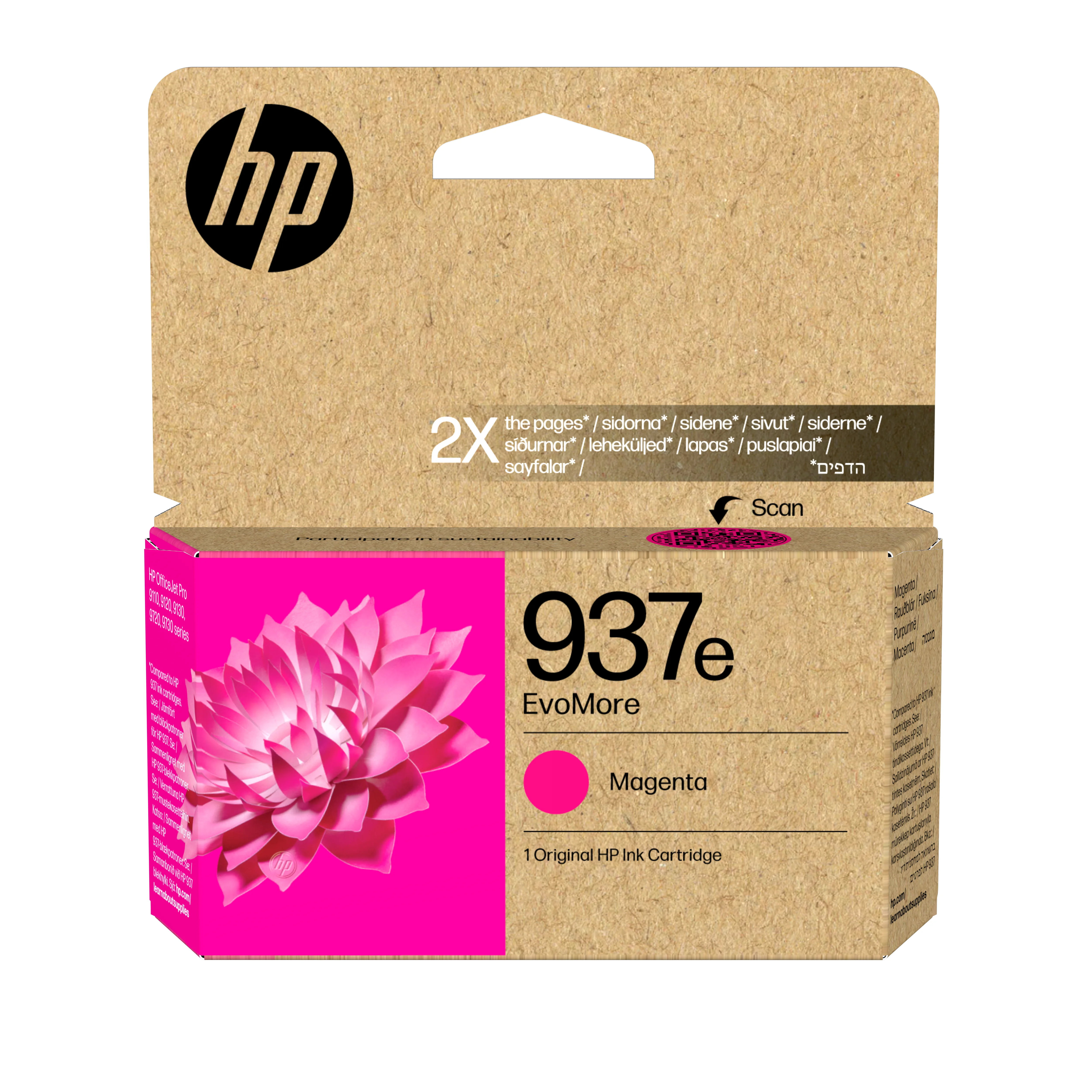 HP 937e EvoMore Magenta Original Druckerpatrone