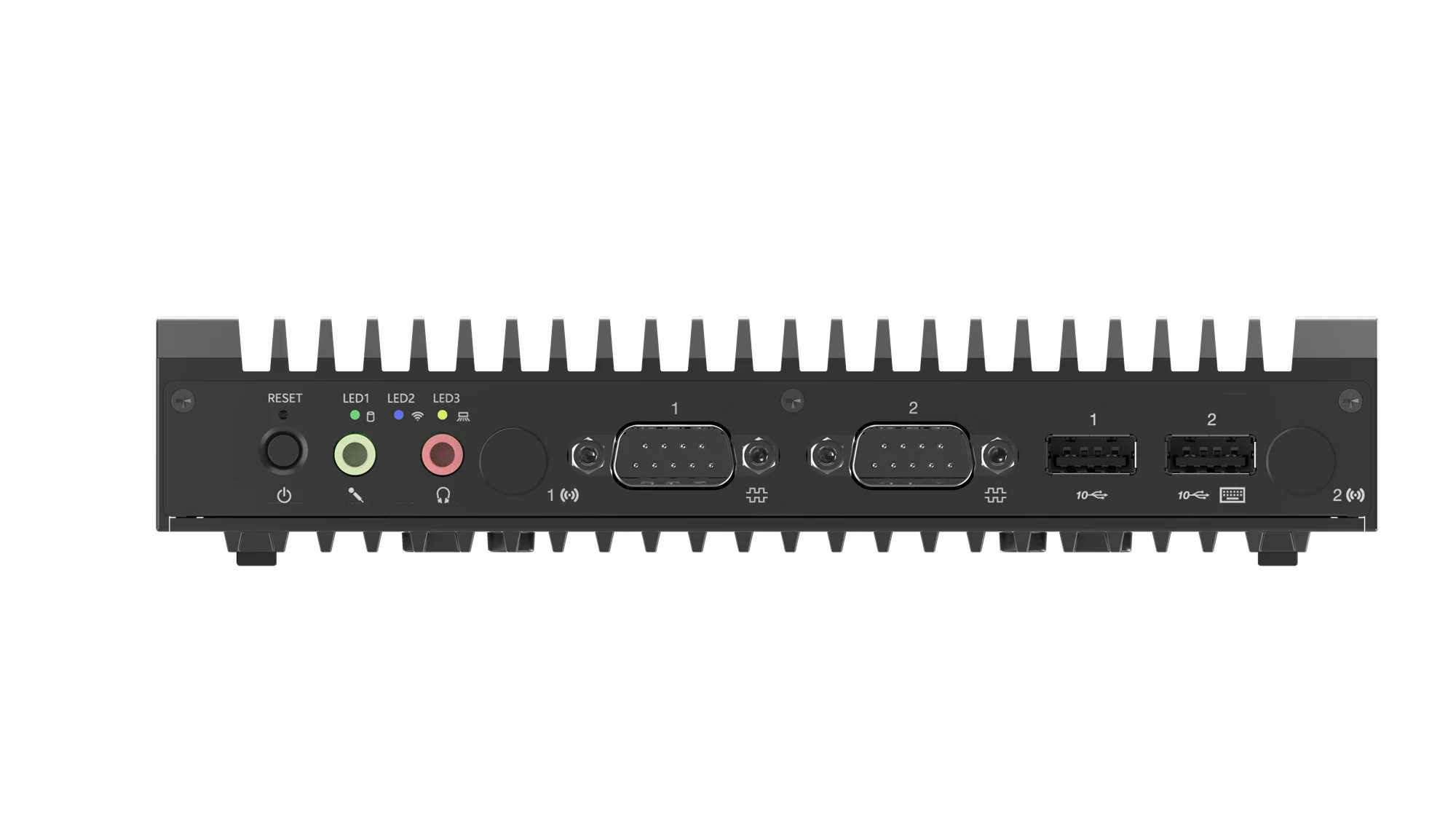 Lenovo ThinkEdge SE10 Intel Atom® x6425RE 8 GB DDR4-SDRAM 256 GB SSD Mini PC Mini-PC Schwarz